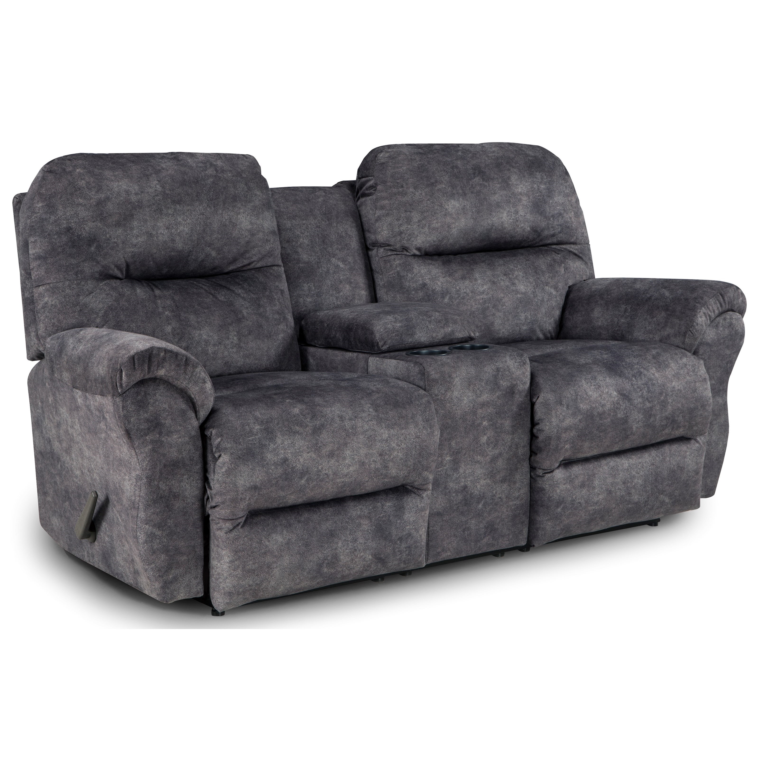 Reclining loveseat sales with storage