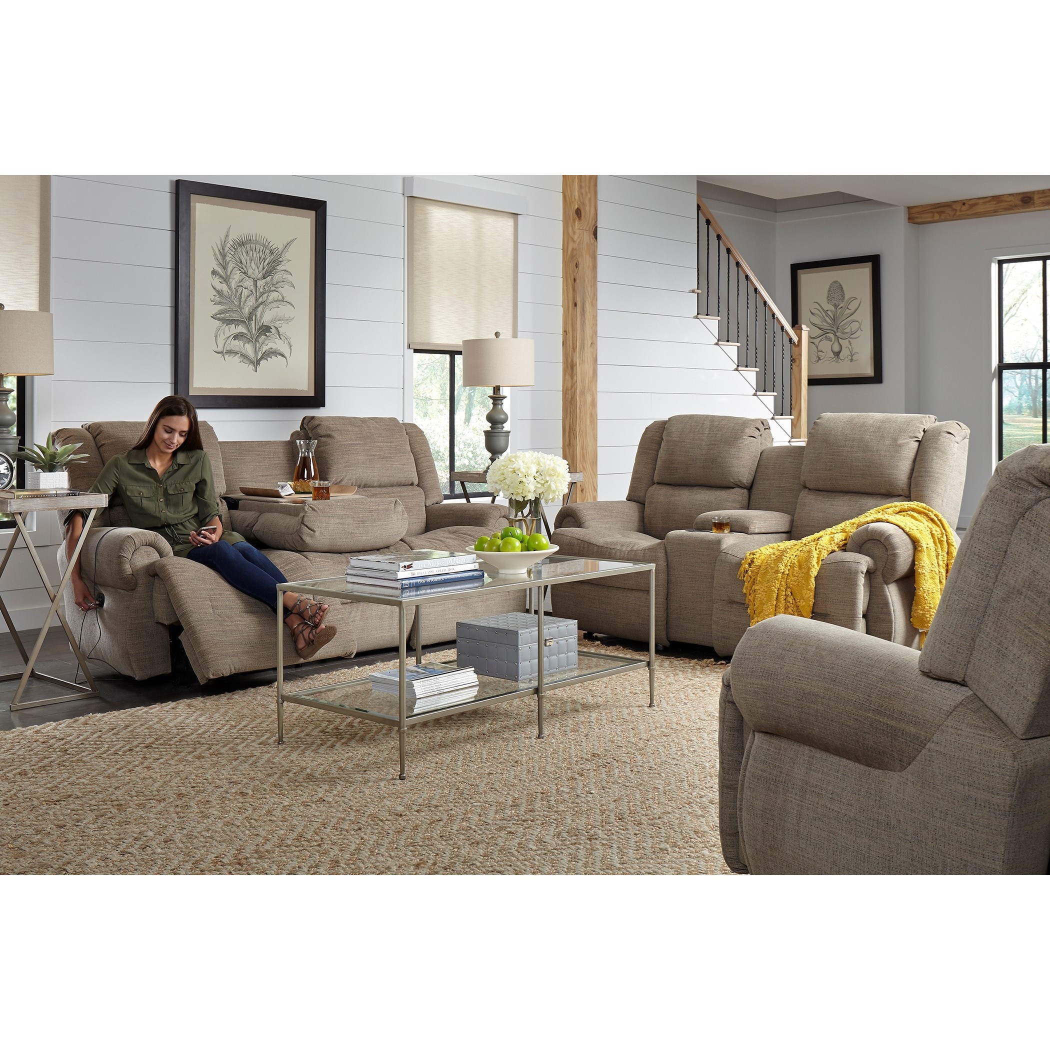 Best Home Furnishings Genet S960RP4 Power Space Saver Reclining
