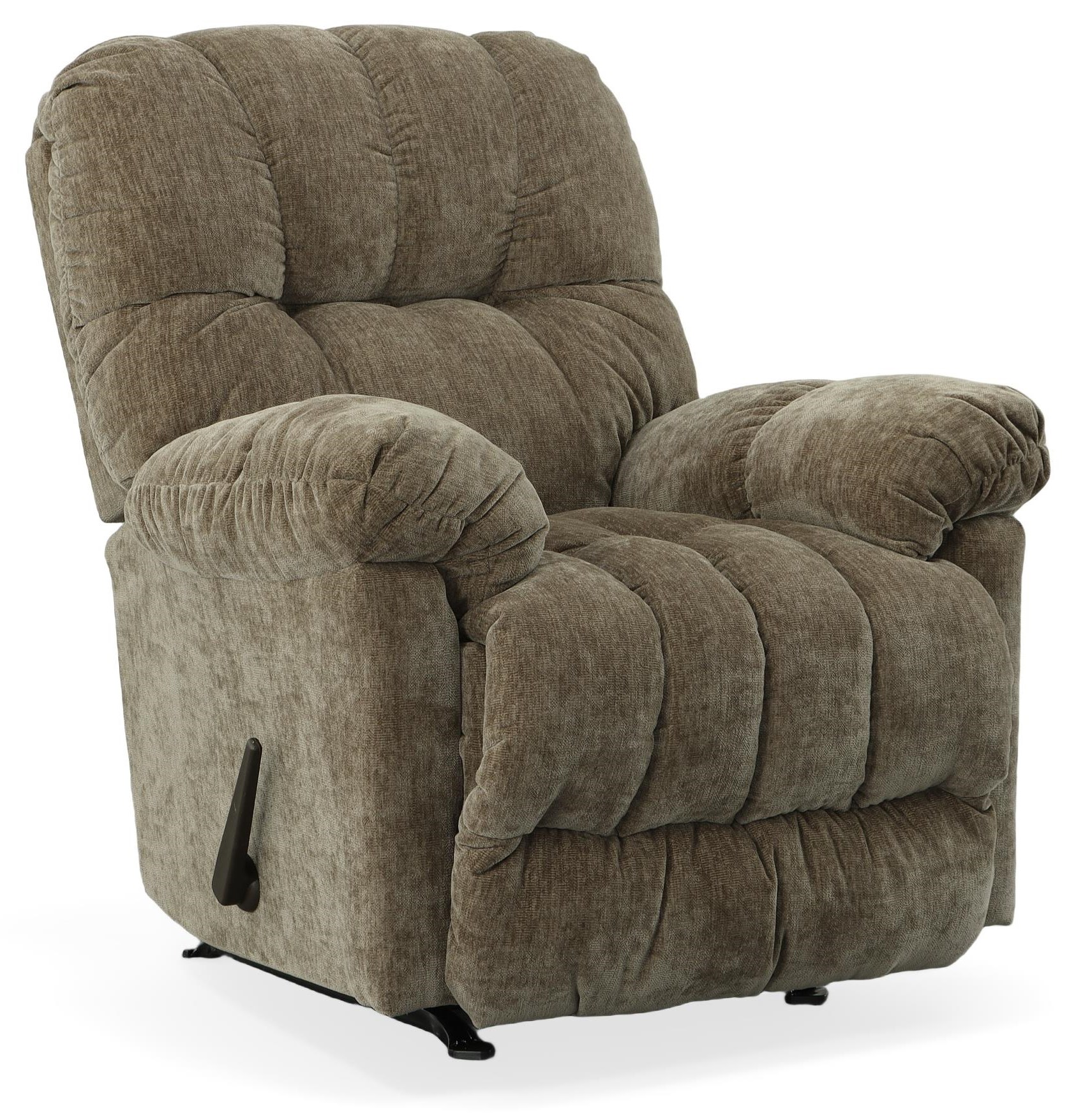 Best Home Furnishings McGinnis 6N37 19669 Rocker Recliner with Plush Upholstered Arms Esprit Decor Home Furnishings Recliners