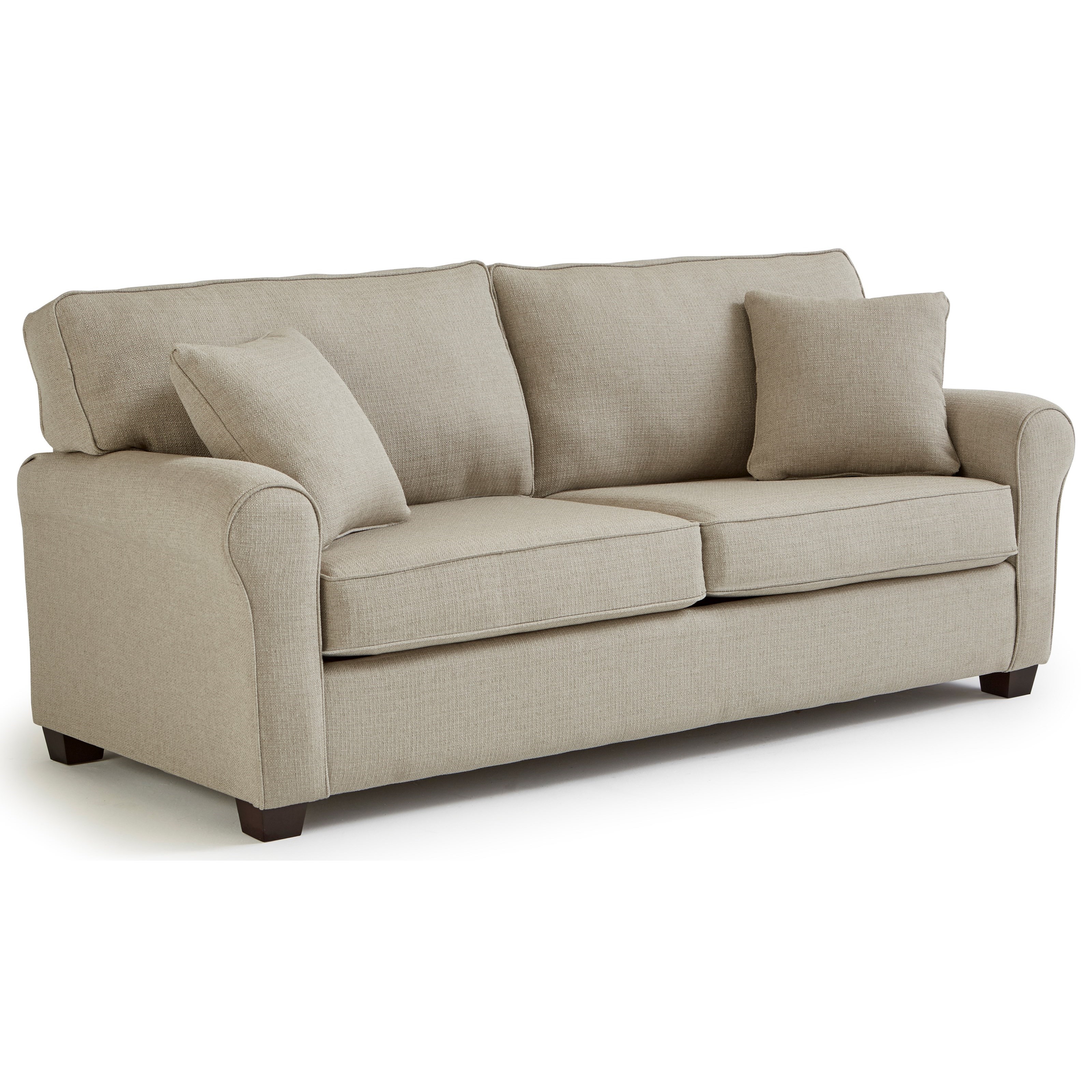 Best Home Furnishings Shannon S14MQE 21957 Queen Sofa Sleeper with Memory Foam Mattress Weinberger s Furniture Uph Sofa Sleepers