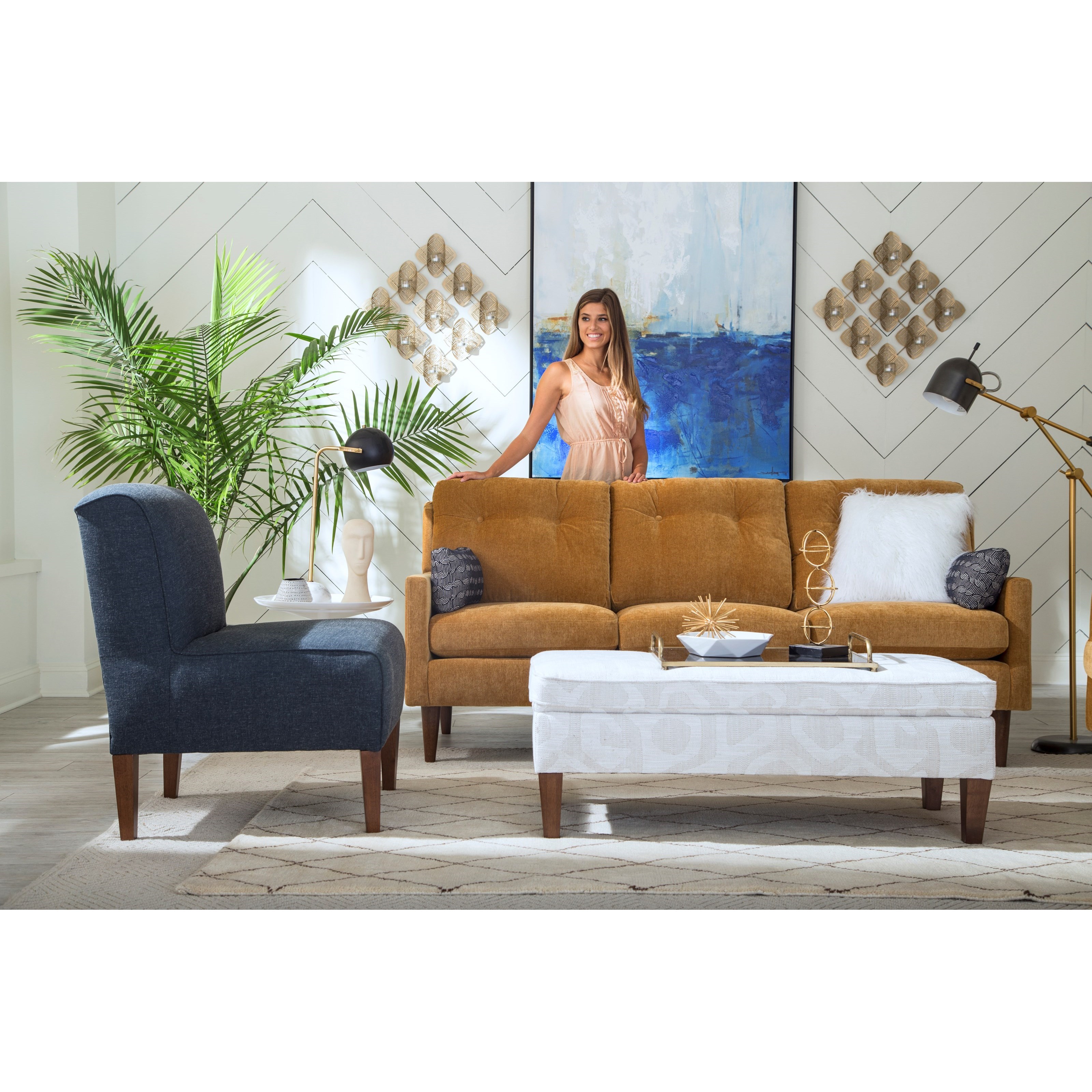 Small sales scale sofa