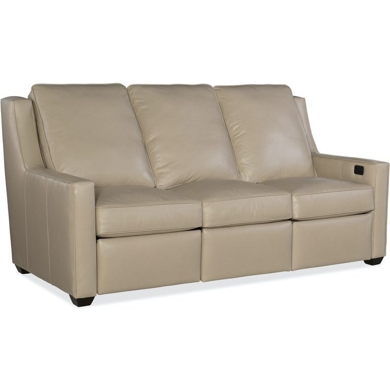 Bradington young sales leather loveseat