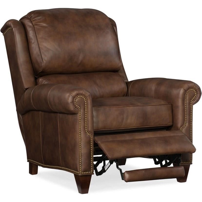 Bradington Young William 4068 Traditional High Leg Recliner with
