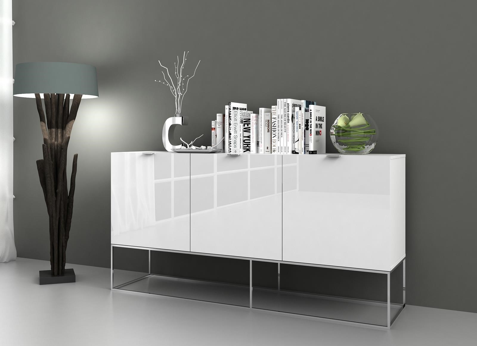Casabianca Buffets BS 1411WH 1 BS 1411WH 2 High Gloss White