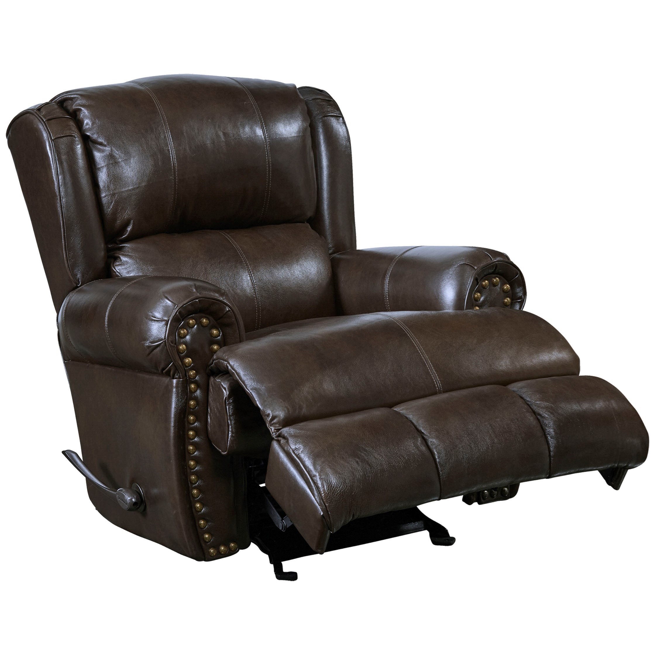Deluxe leather recliner hotsell