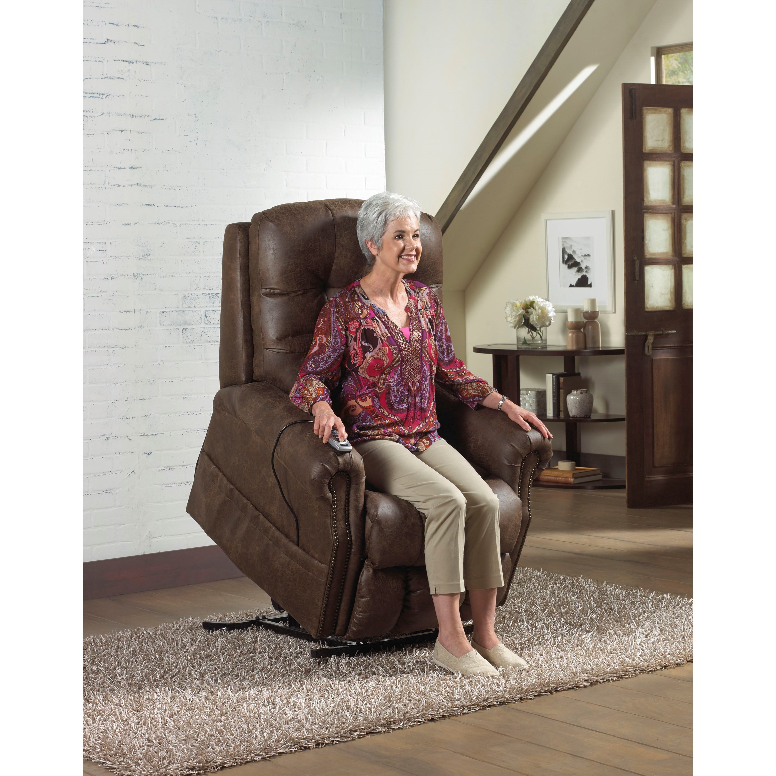 Ramsey Power Lift Lay Flat Recliner