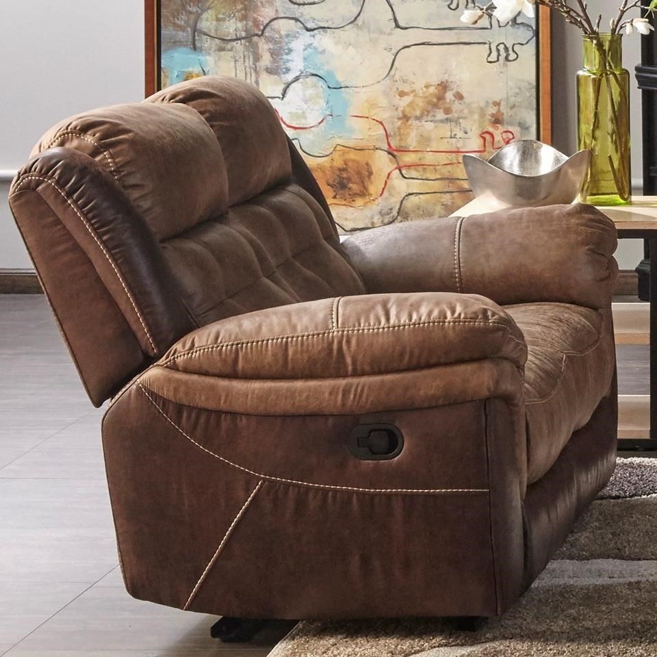 Cheers XW5156M 1311602 Dual Manual Motion Loveseat Dunk Bright Furniture Reclining Loveseats