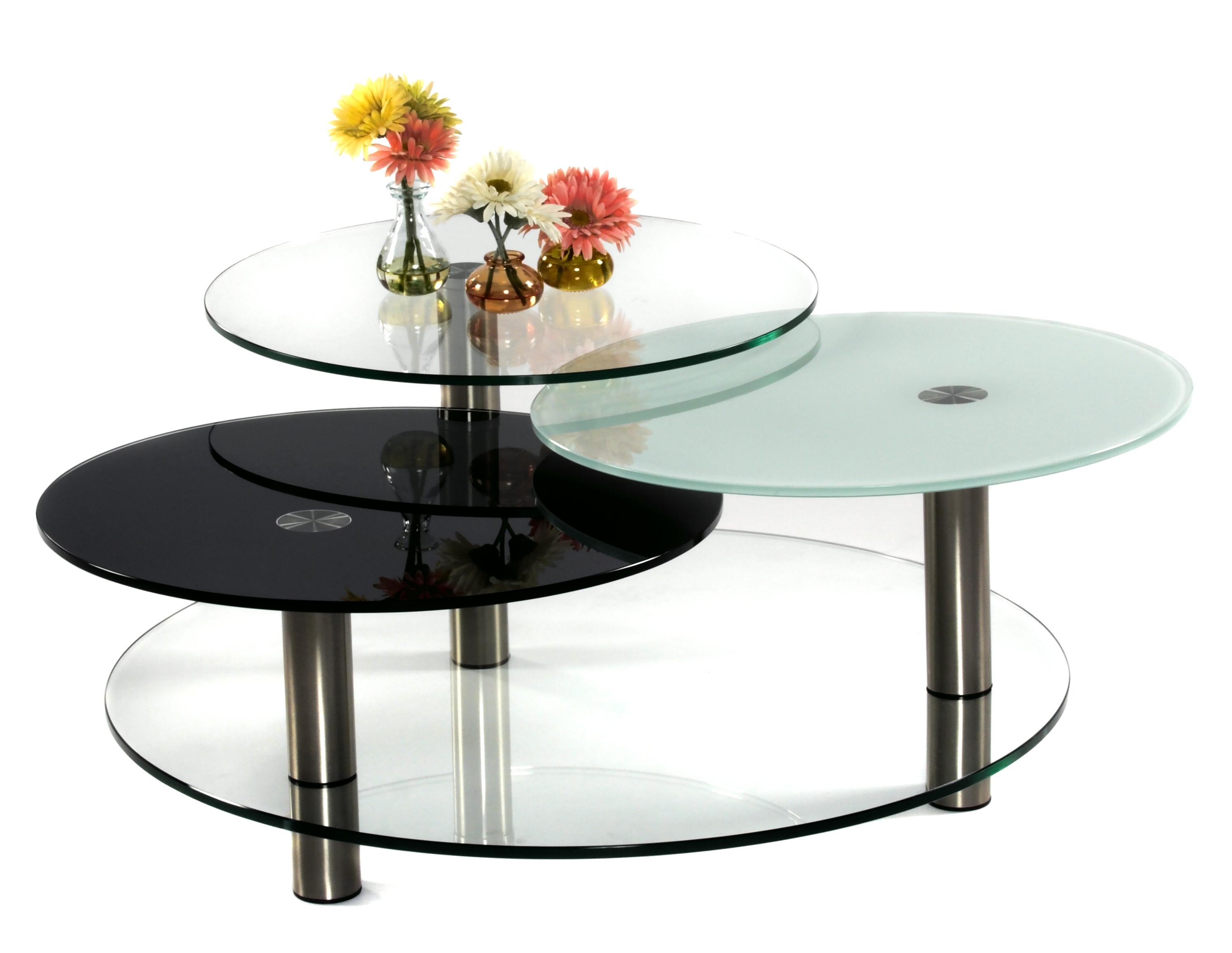 3 tier shop glass coffee table