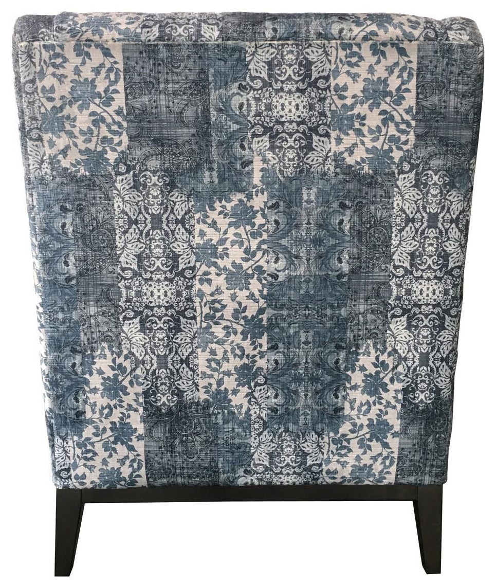 Classic Home Adrian Q53051294 Adrian Accent Chair Blue Howell