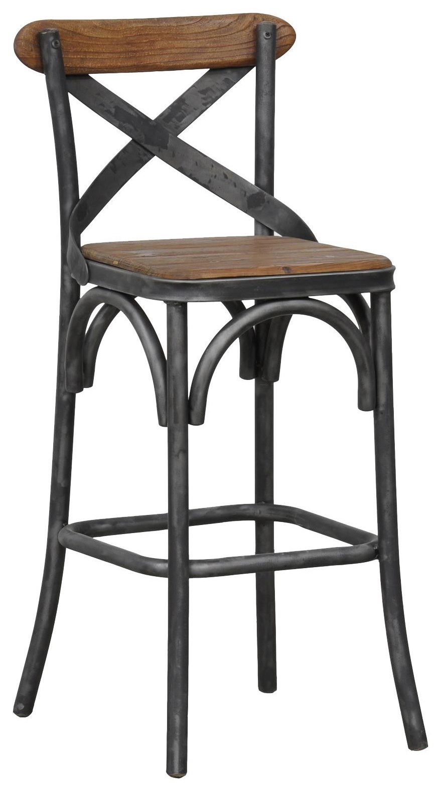 Antique metal sales stool