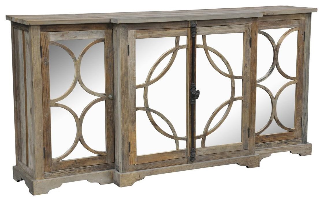 Mirrored shop sideboard buffet