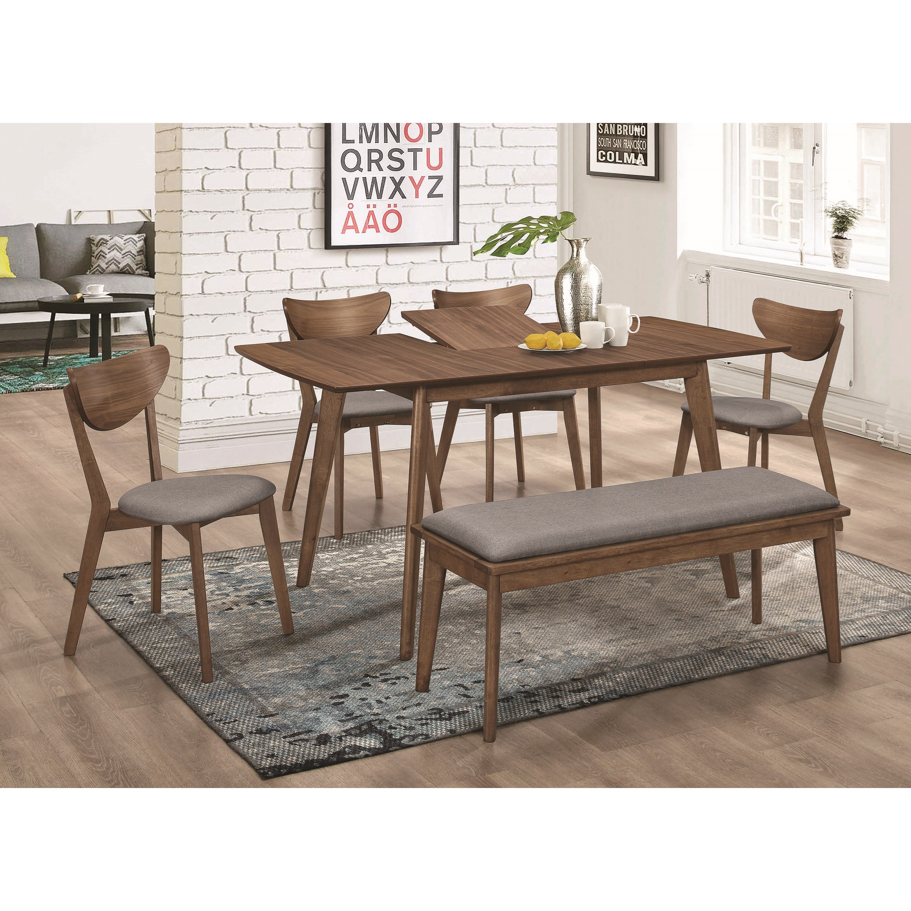 Mid century butterfly leaf hot sale table