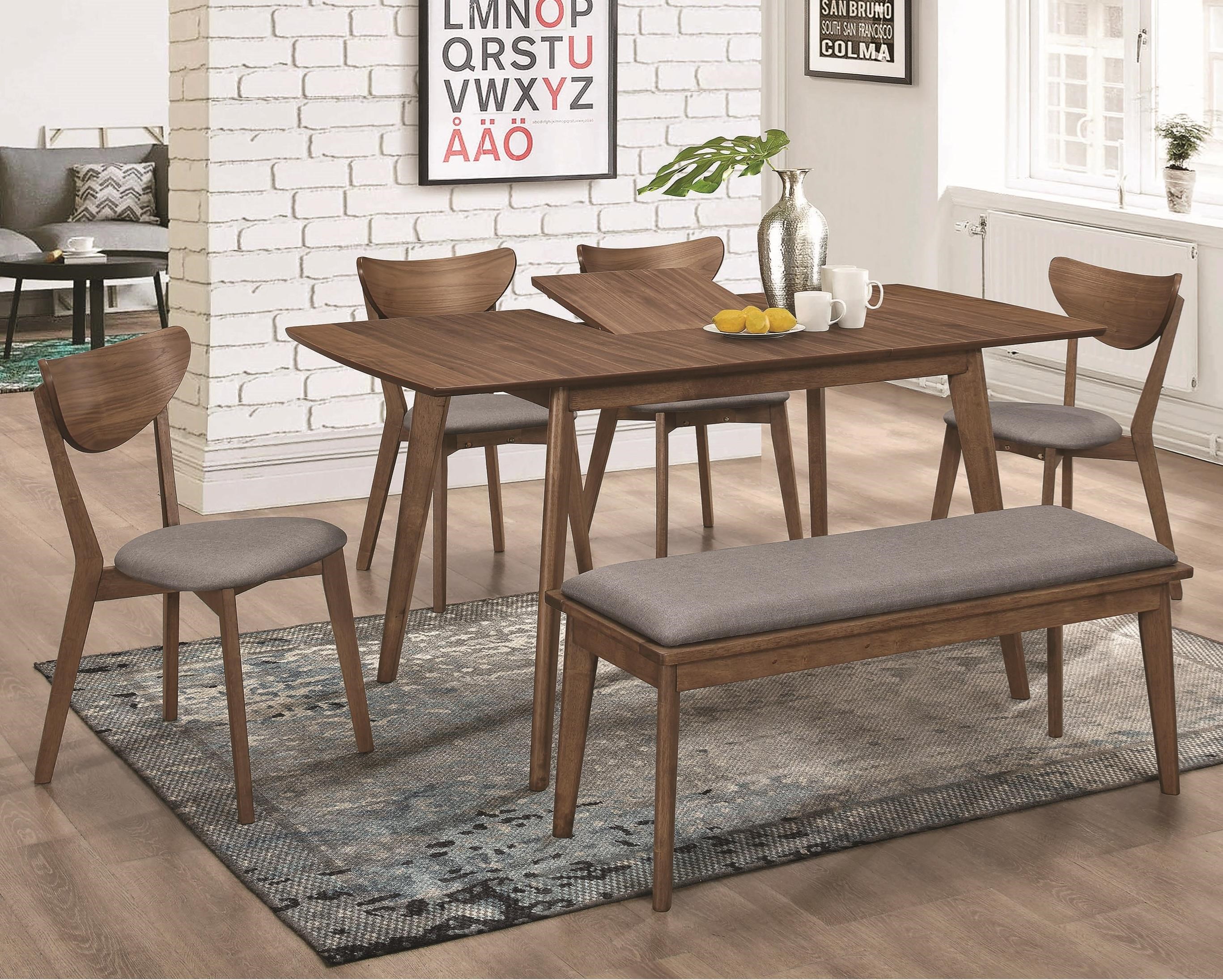 Mid century table and chairs sales set