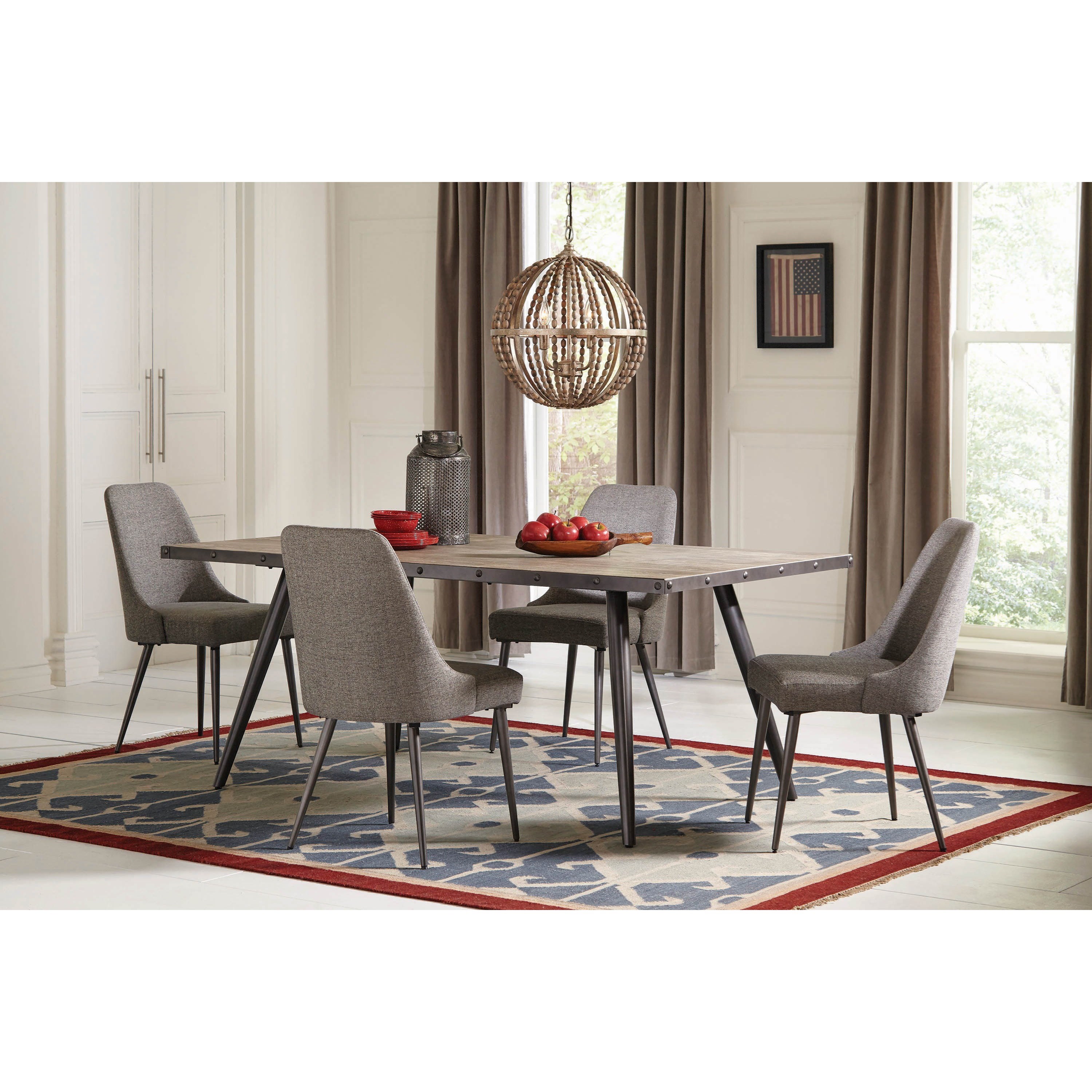 Coaster Levitt 190442 Industrial Dining Chair with Upholstered
