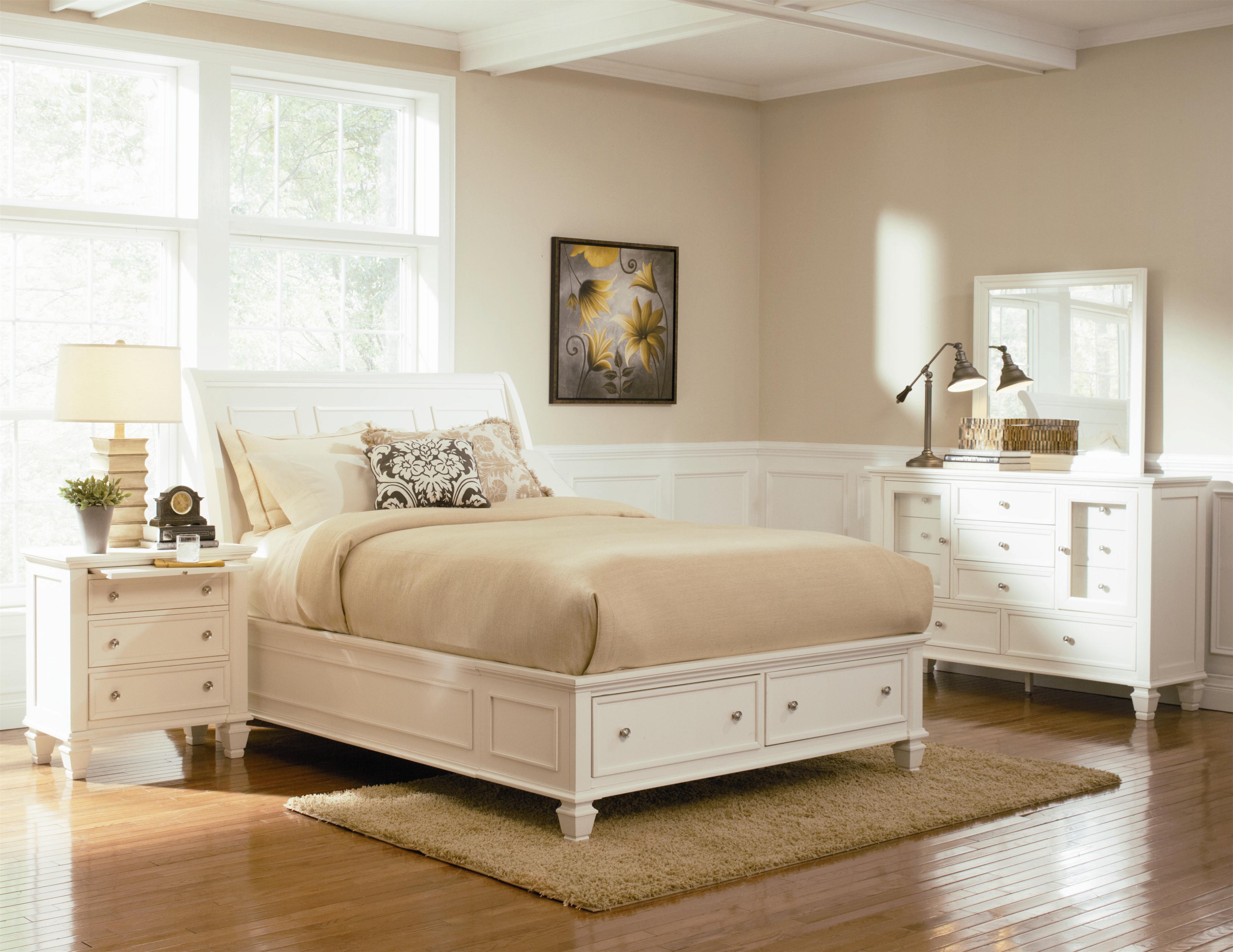 Value city store sleigh bed