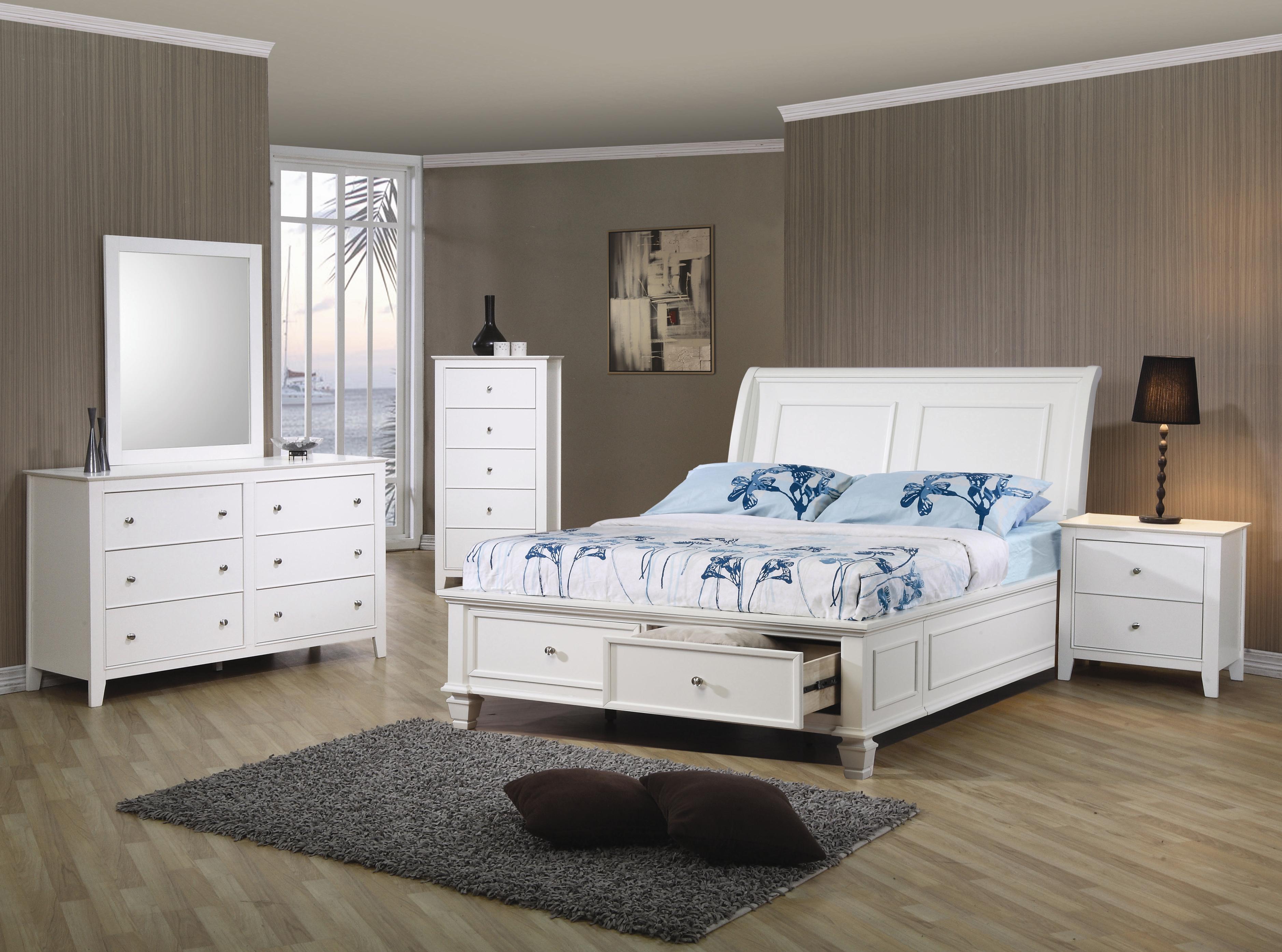 Twin sleigh bed online with drawers