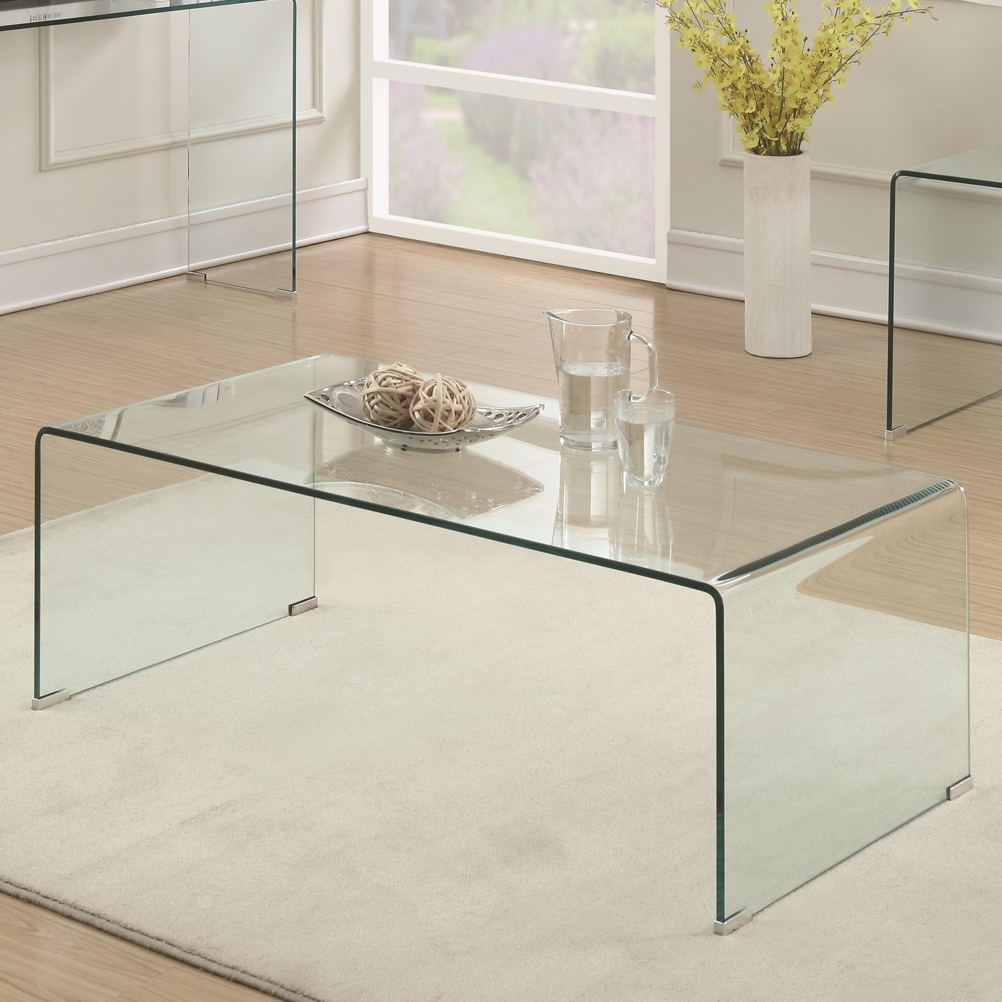 Glass coffee table store 3 piece set