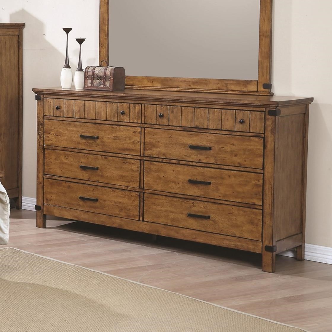 Rustic 8 store drawer dresser