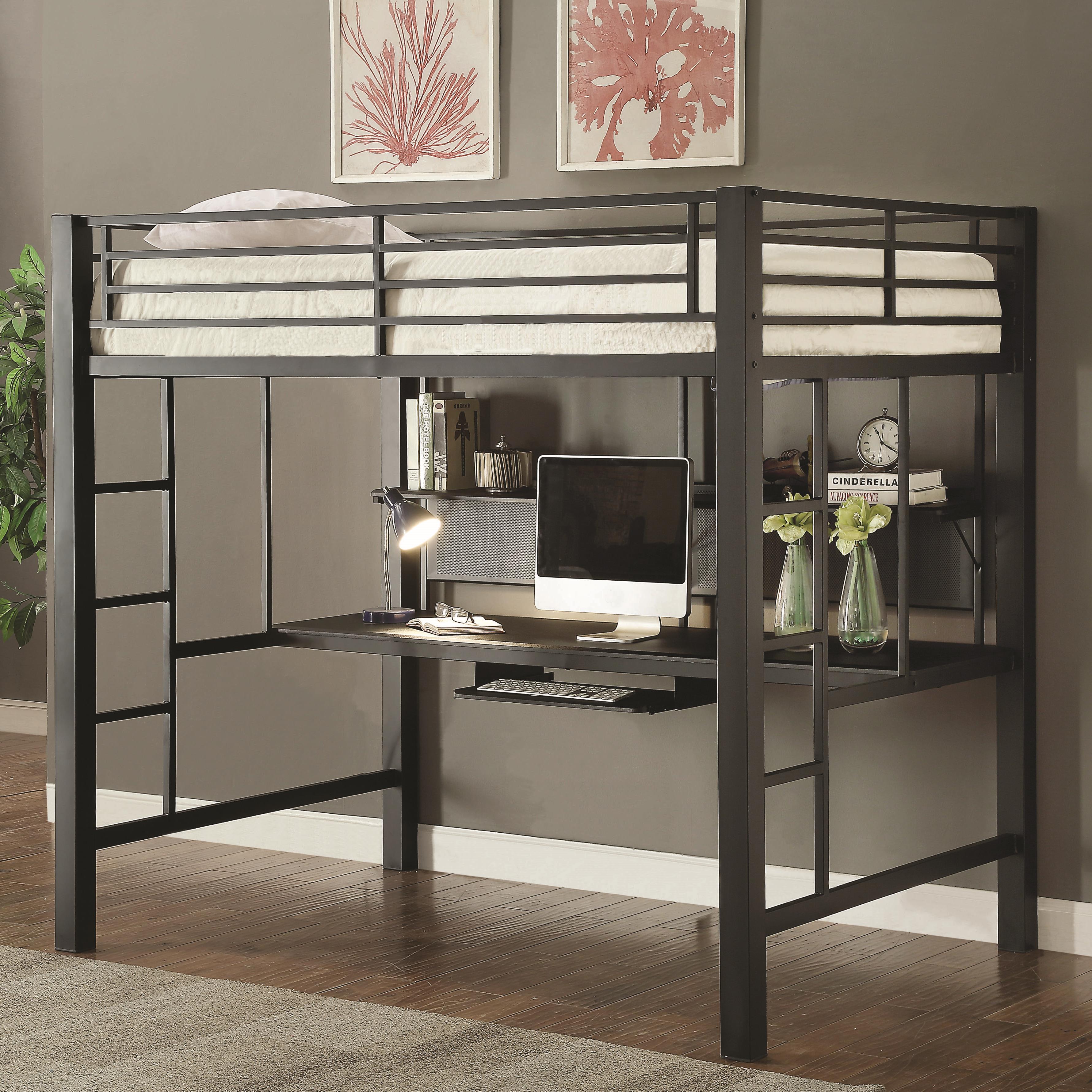 Coaster full size loft store bed