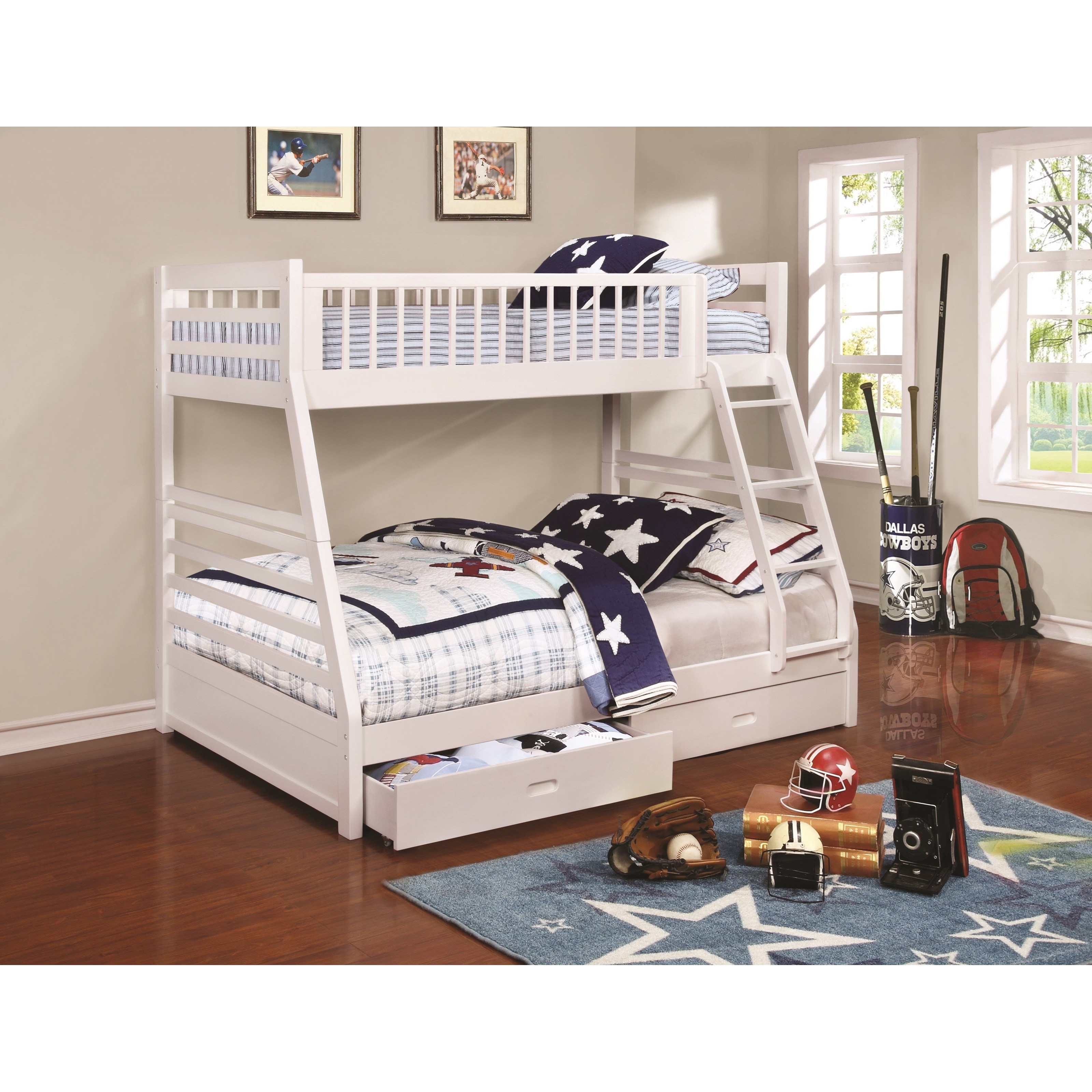 2 full size bunk beds best sale