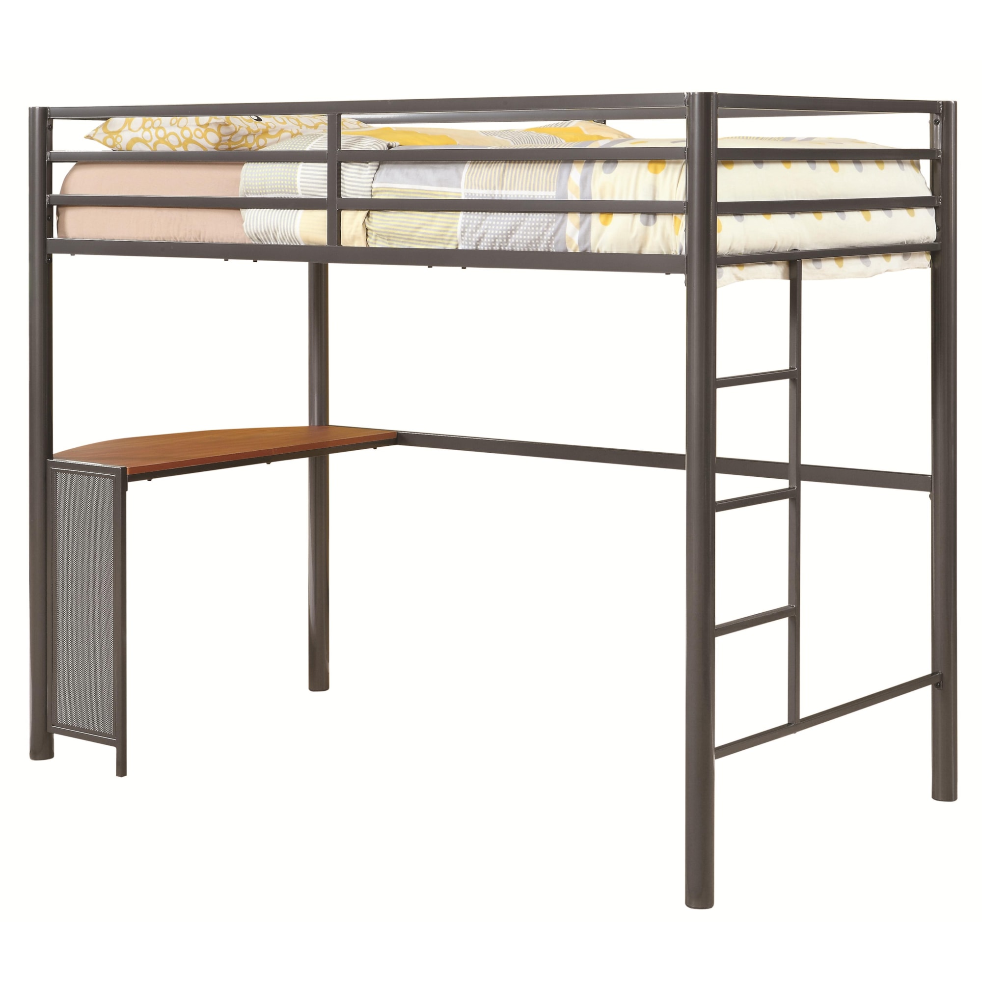 Coaster Bunks 460229 Twin Metal Workstation Loft Bed Sam's Appliance