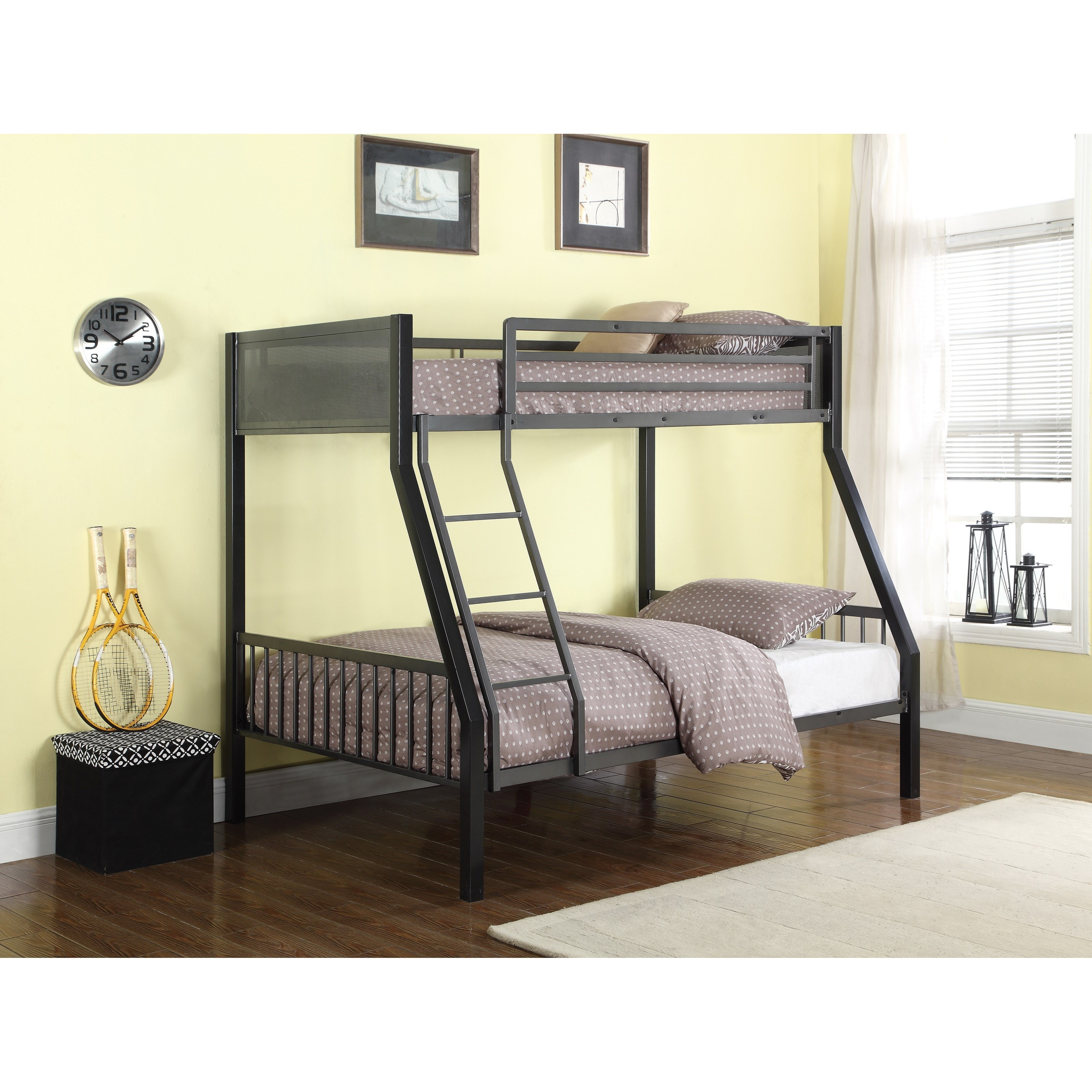 Twin over full loft bunk bed store