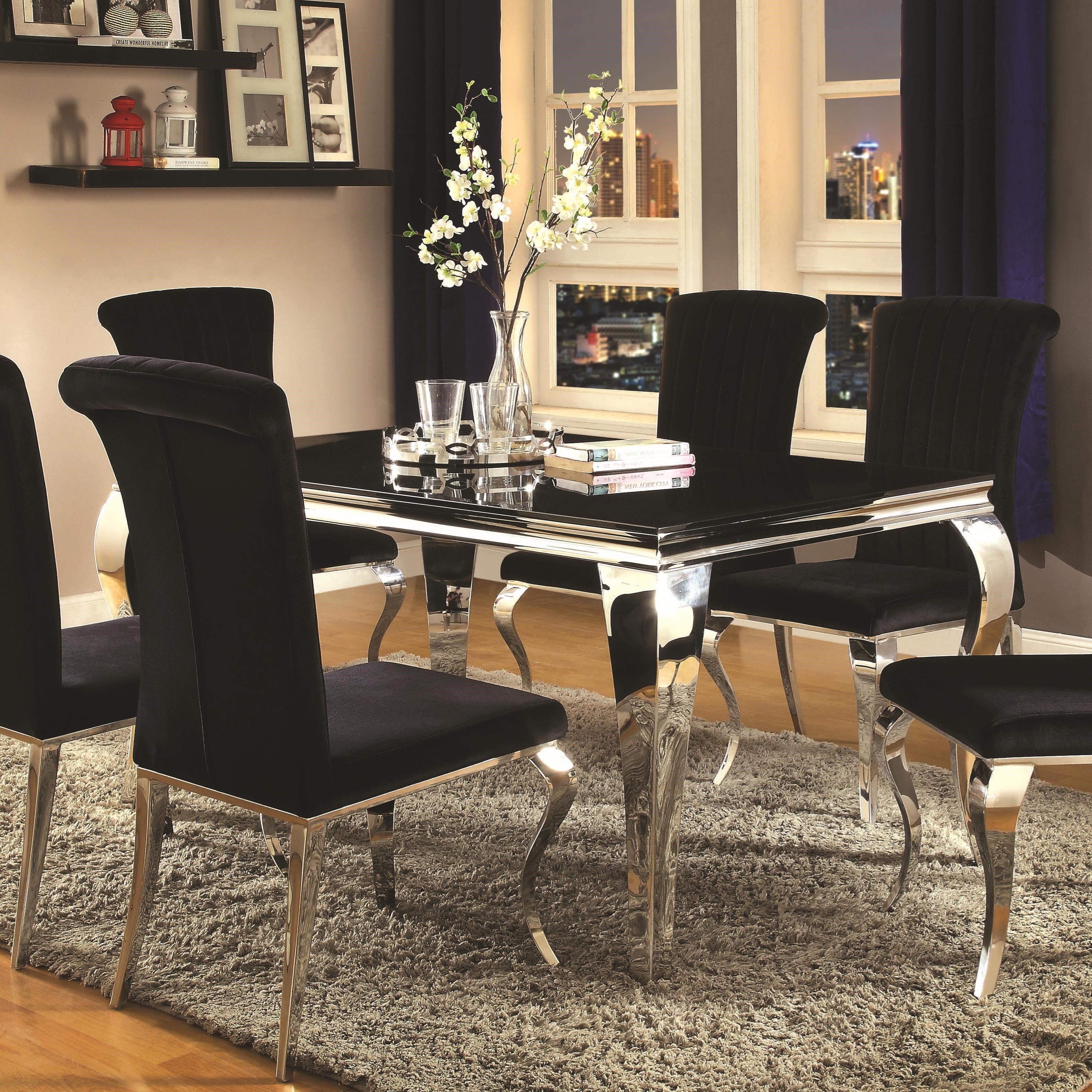 Contemporary formal store dining room sets