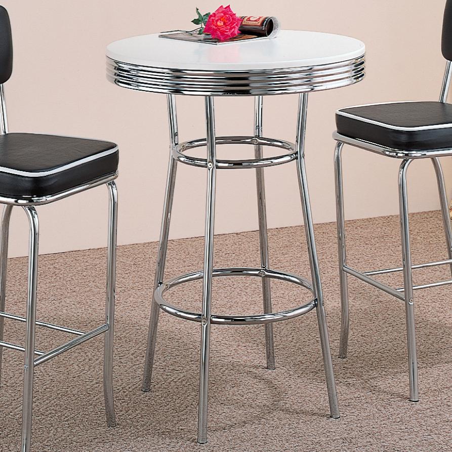 Retro pub table and hot sale chairs