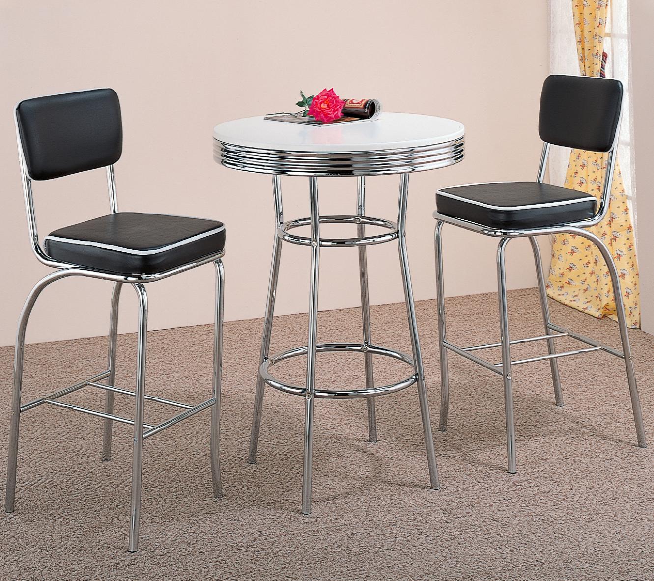 50s style sales bar stools