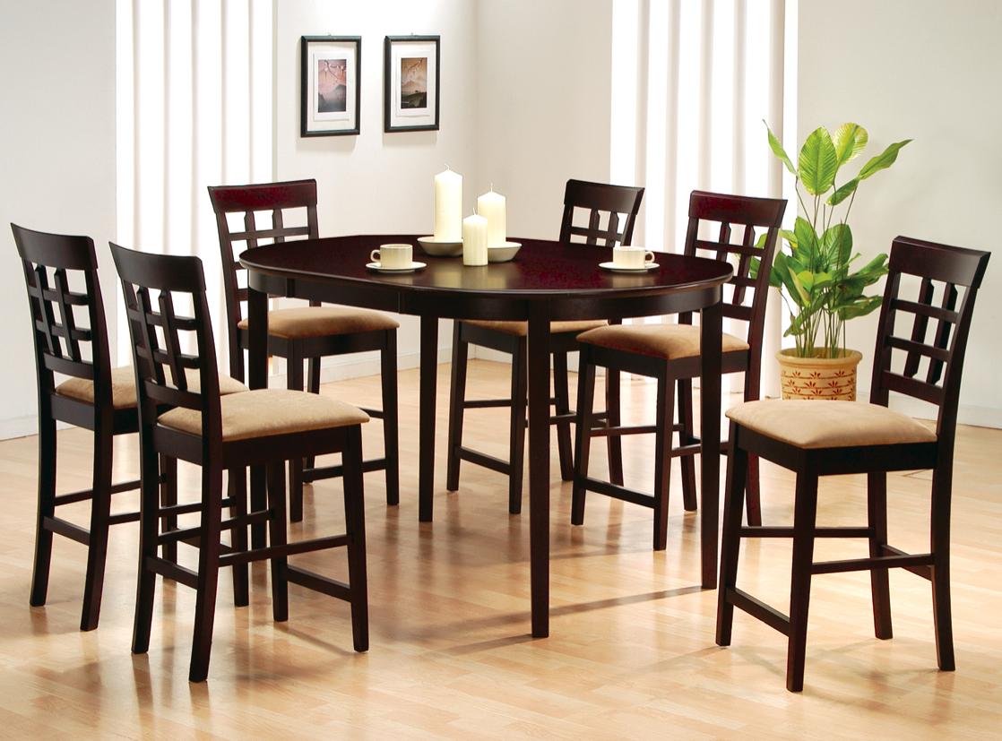 Oval bar deals height table
