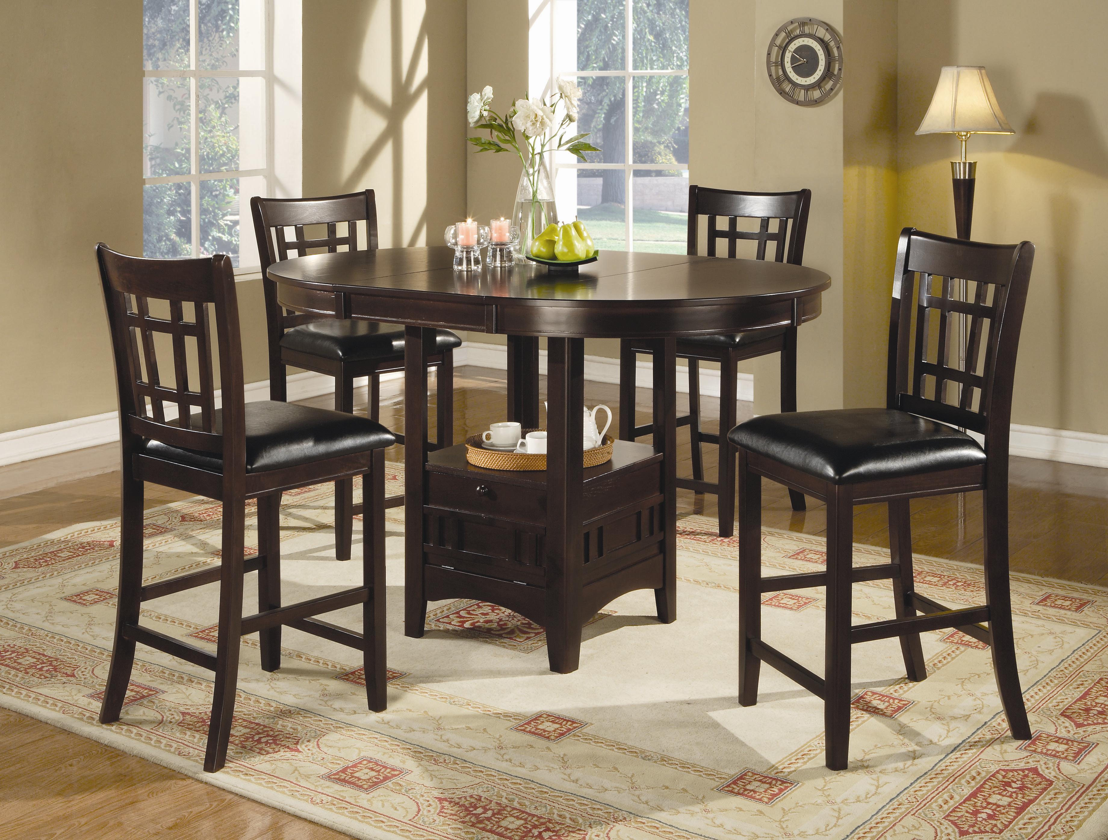 Coaster lavon shop counter height table