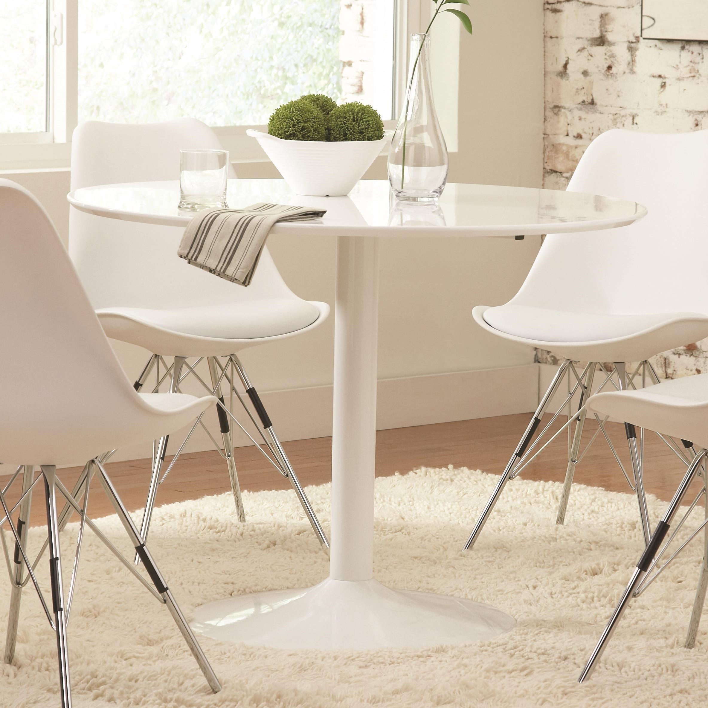 Coaster Lowry 105261 Contemporary Round Dining Table Elgin