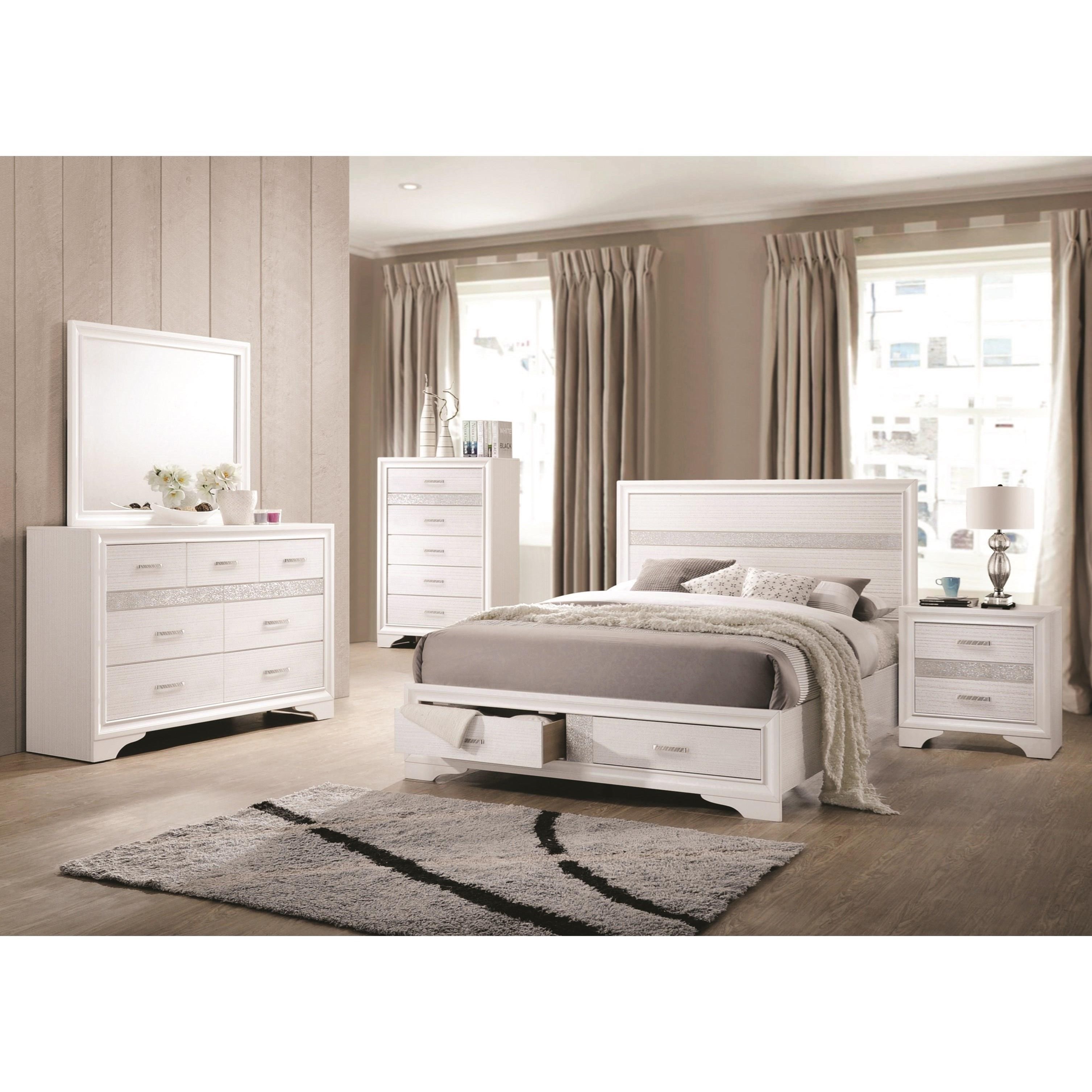 White 2025 bedroom nightstands