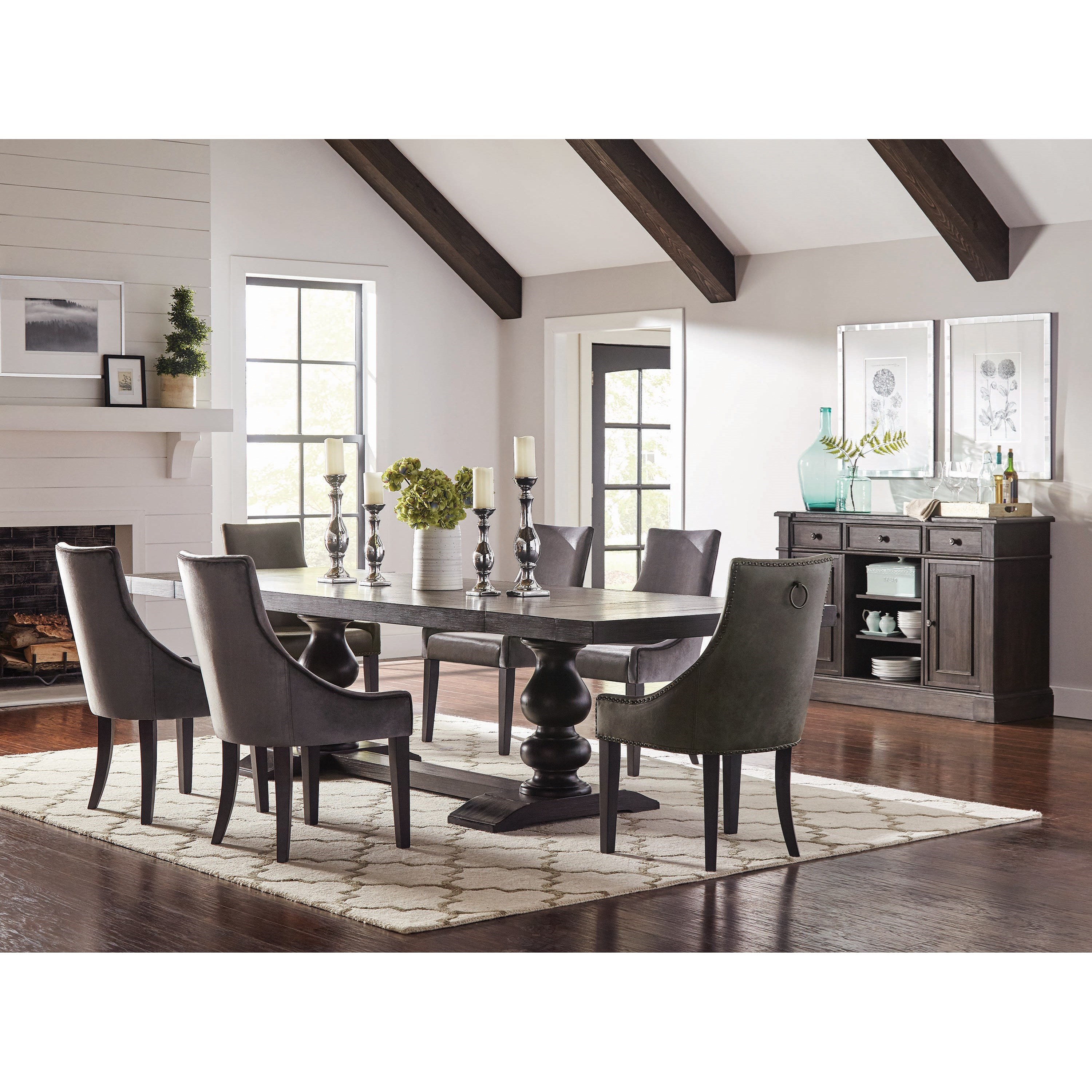 Rectangle dining table online for 2