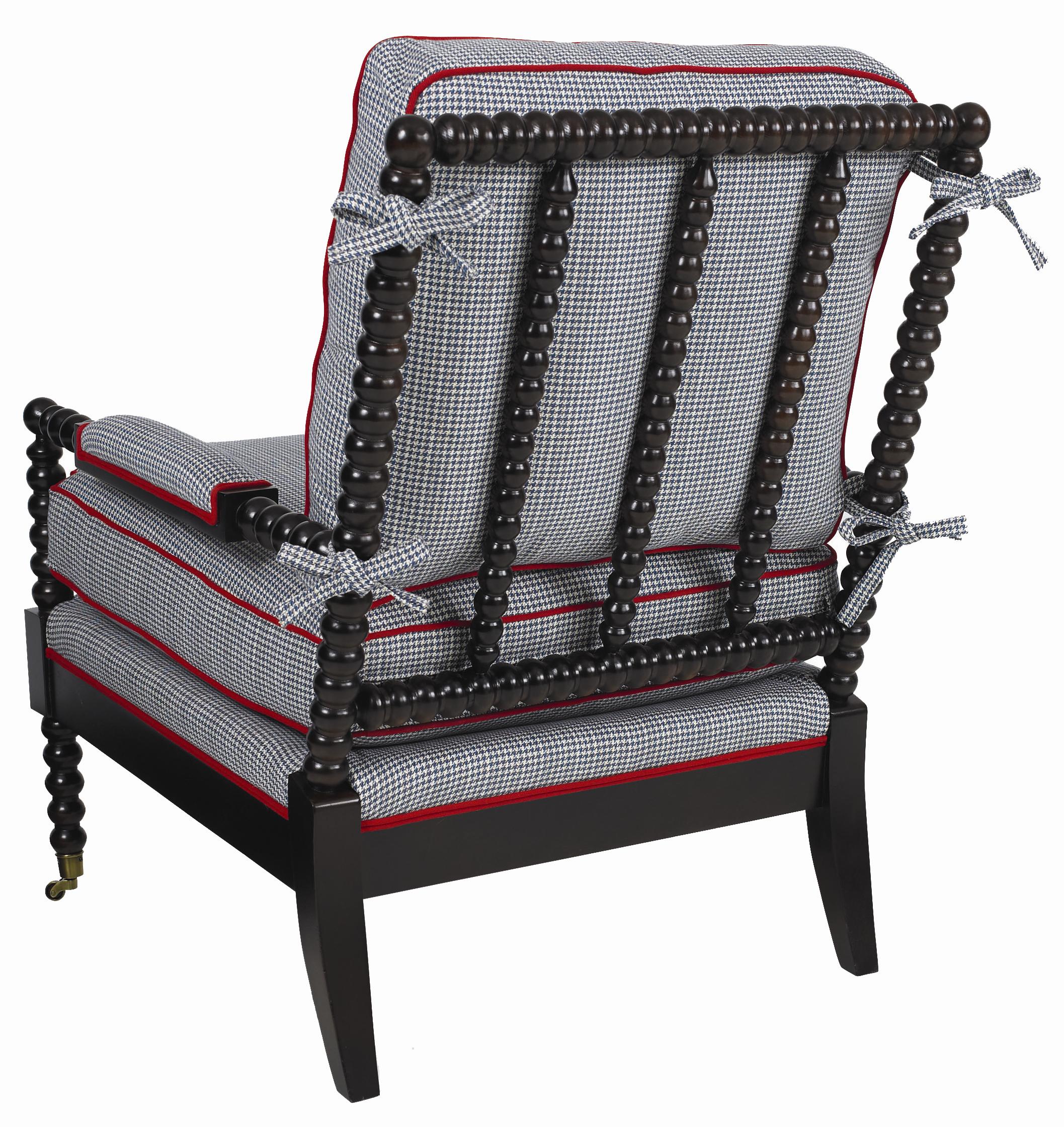 Spool chair and sale ottoman