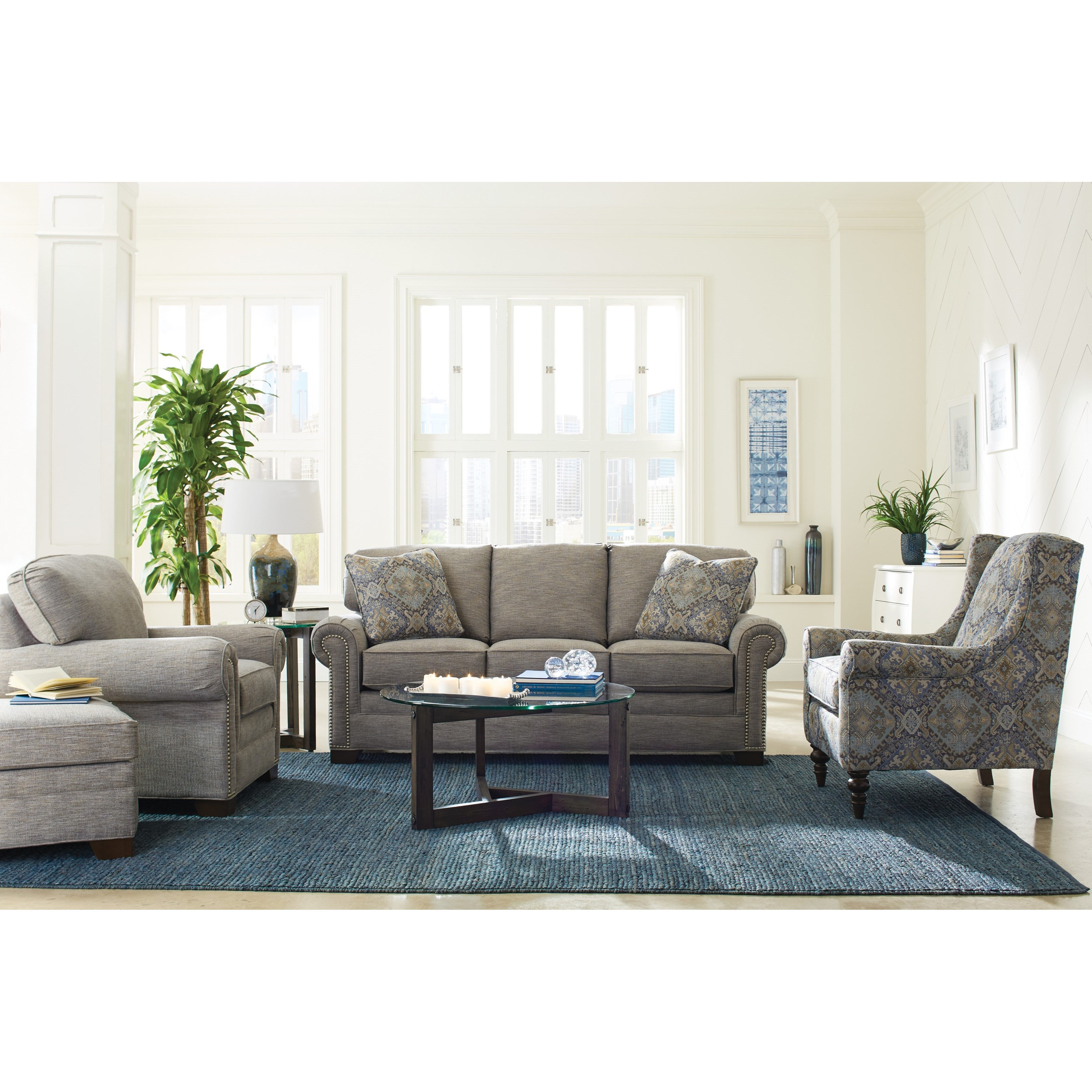 Craftmaster 7565 756550 68 COMIC 41 Transitional Sleeper Sofa with