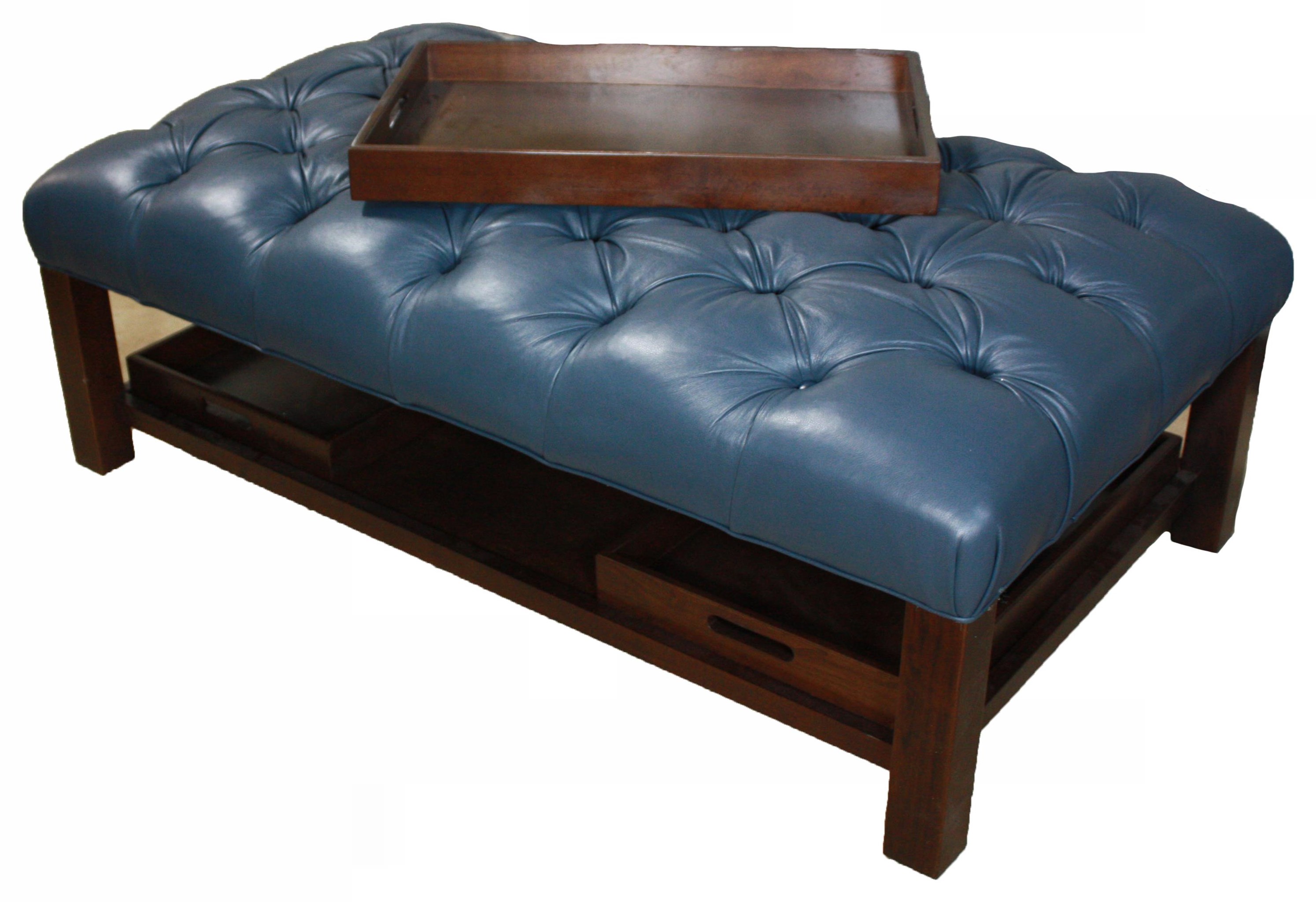 Craftmaster ottoman with trays sale