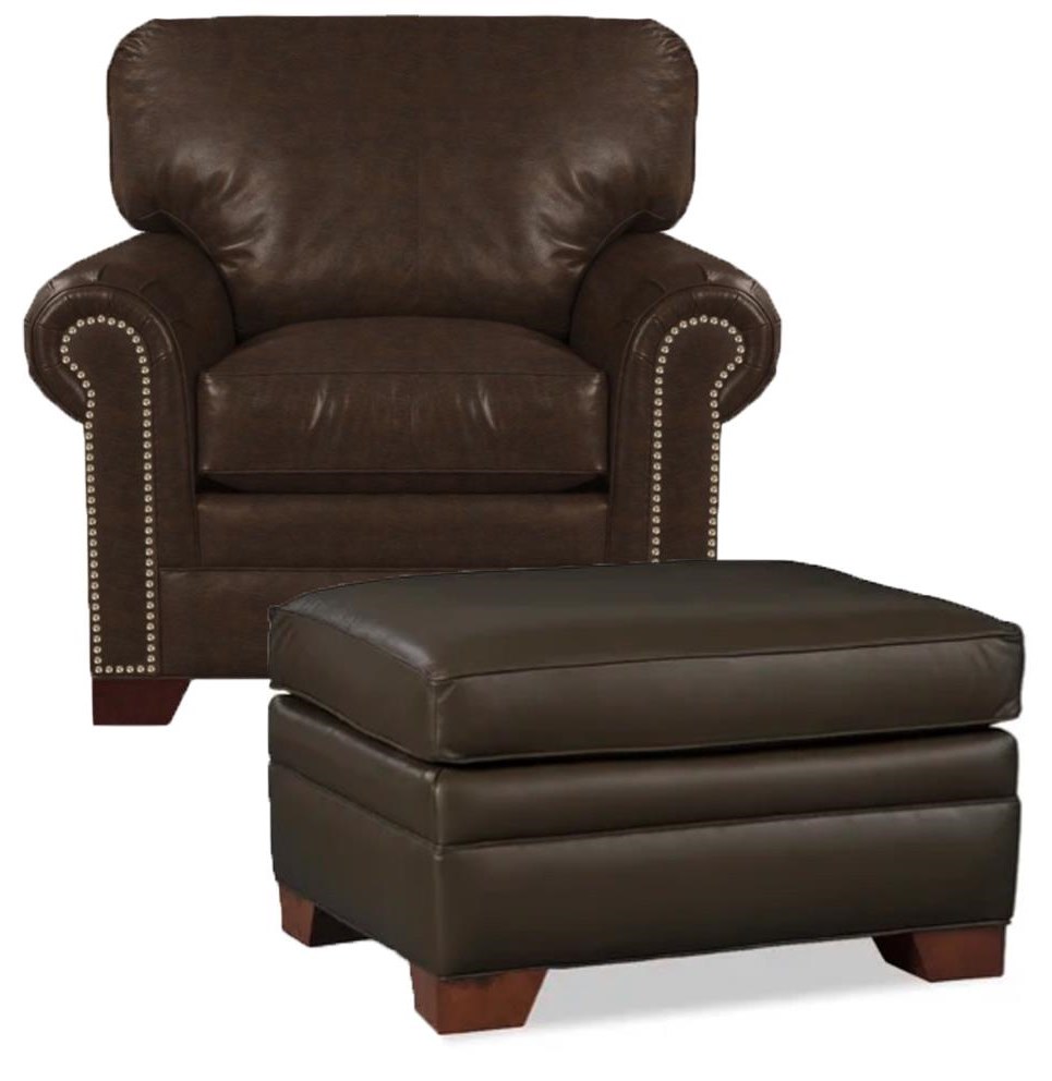 Craftmaster leather sale recliner