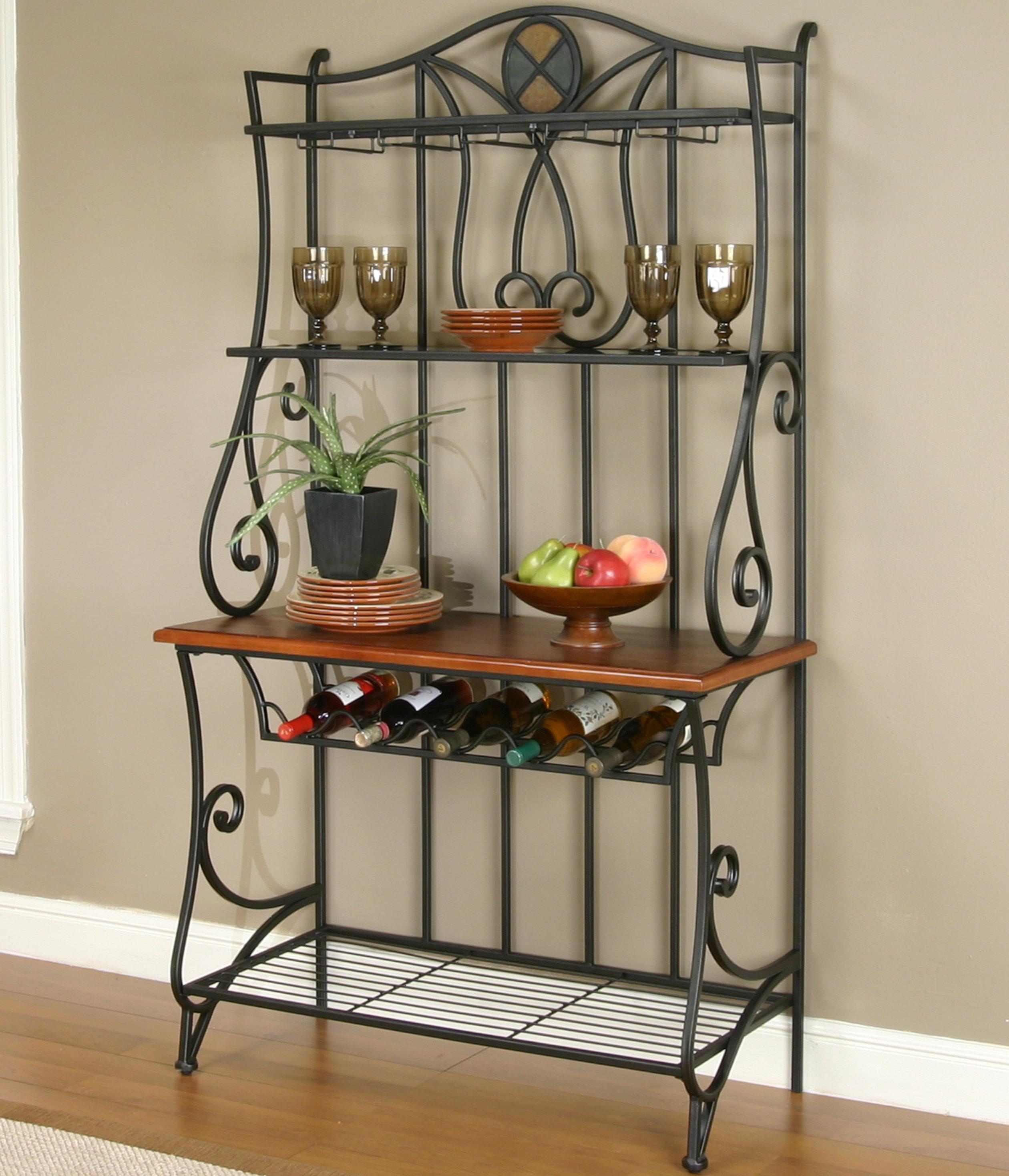 Enos steel clearance chrome baker's rack