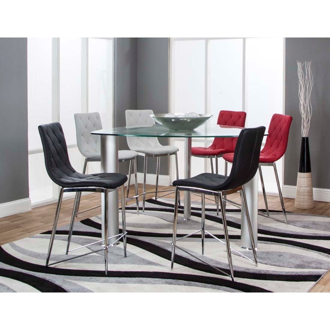 Triangle bar height online dining table