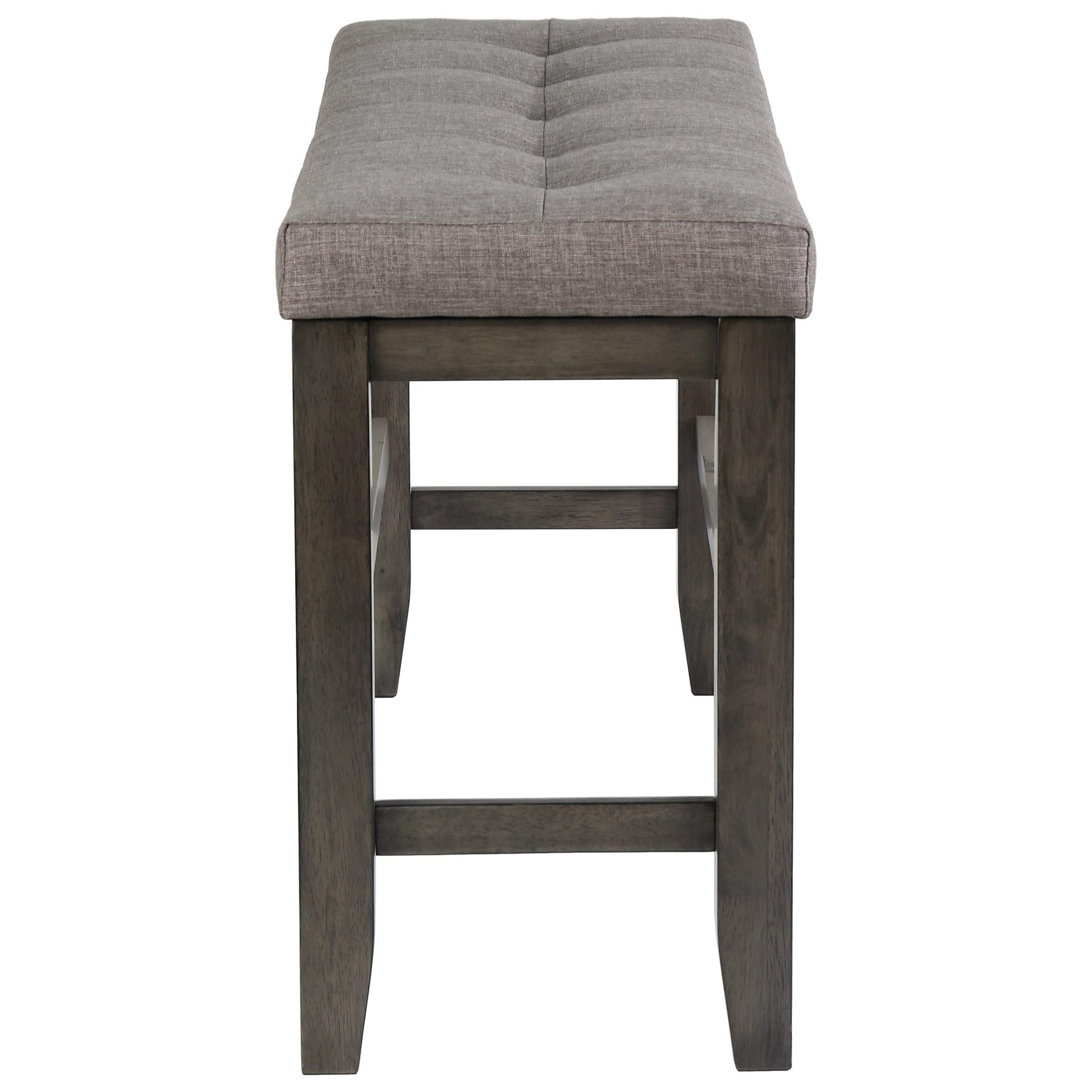 Tufted bar sales stool bench