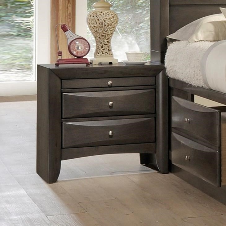 Emily 2 cheap drawer nightstand