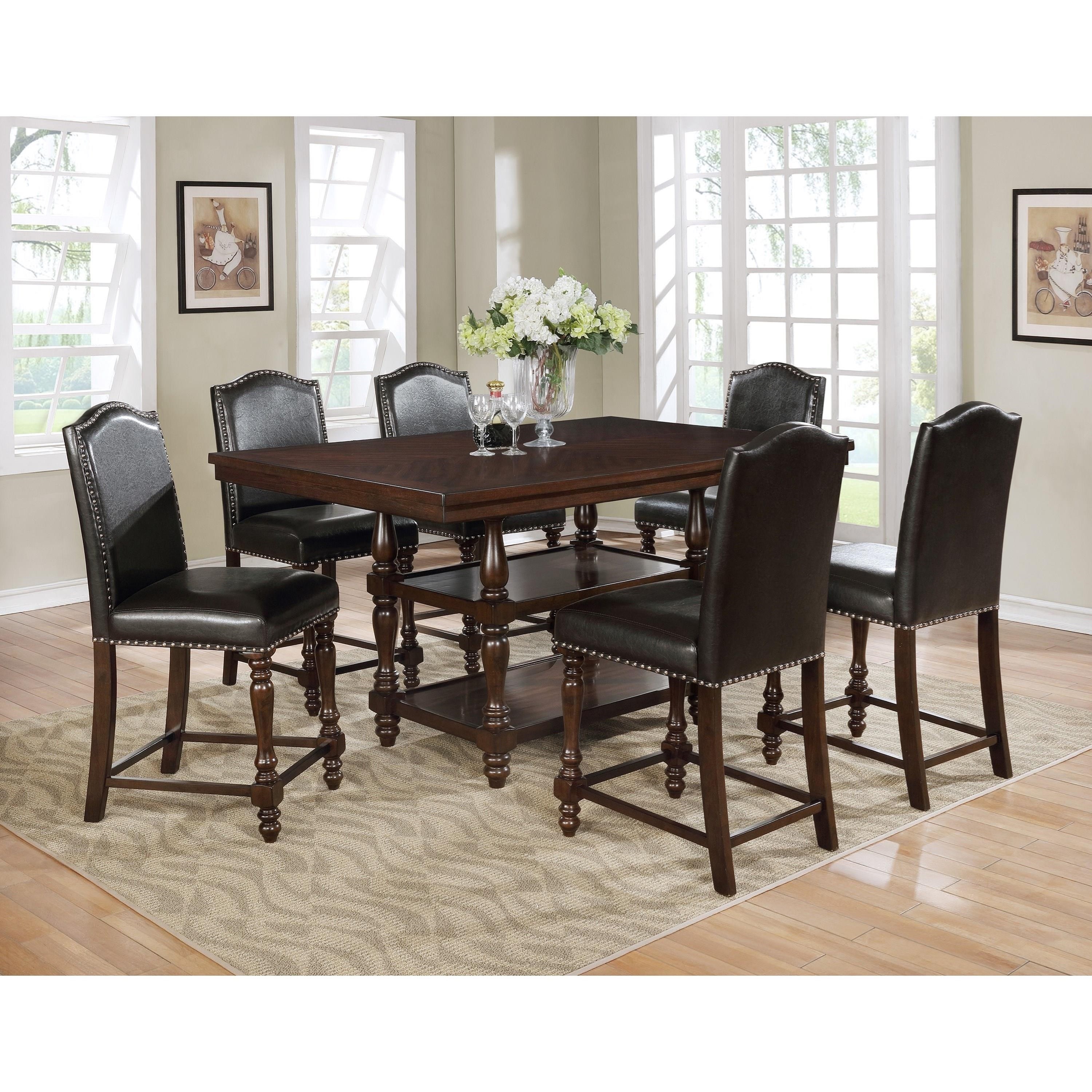 Crown Mark Langley 2766S 24 ESP Upholstered Counter Height Stool