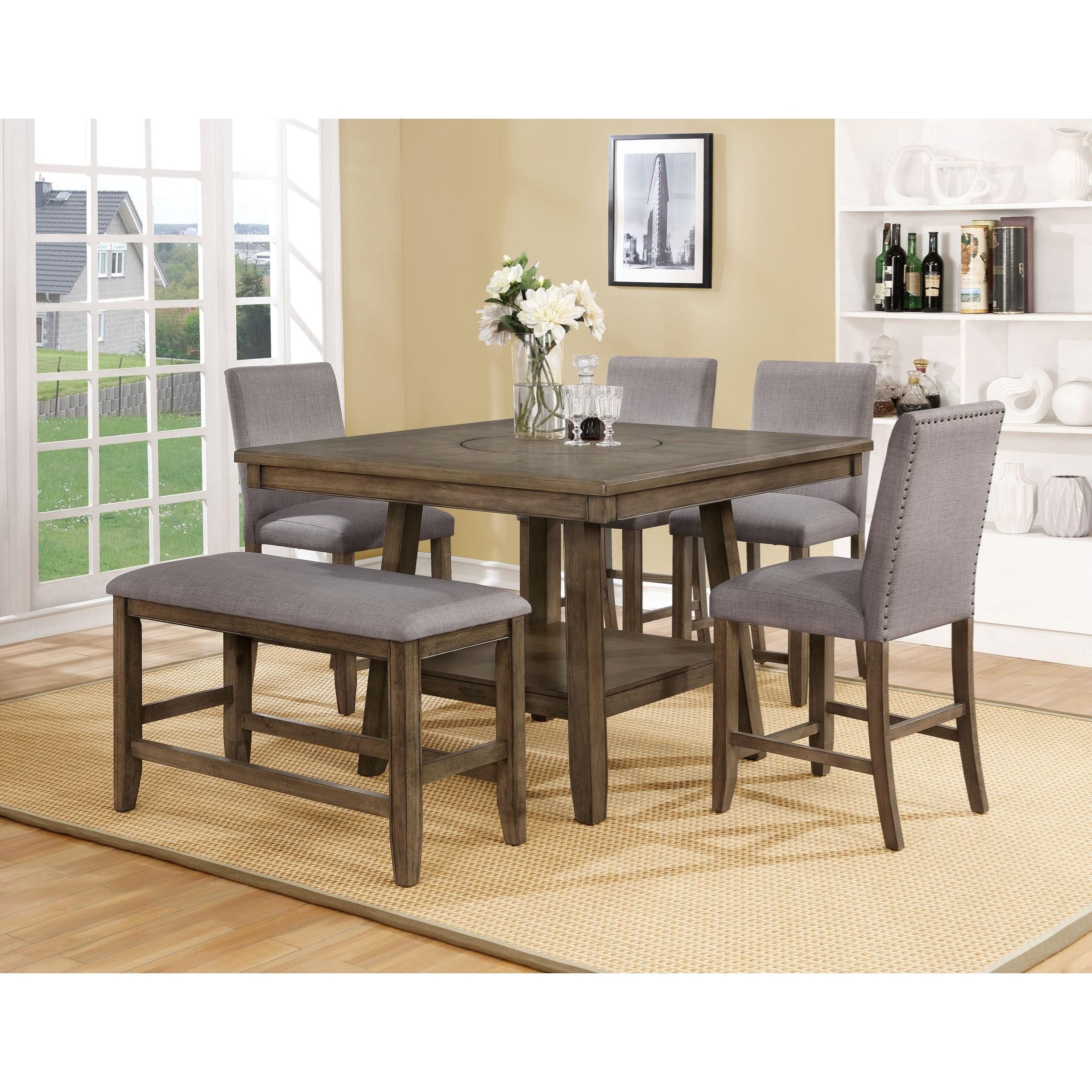Crown Mark Manning 2731T 4848 Casual Counter Height Table with