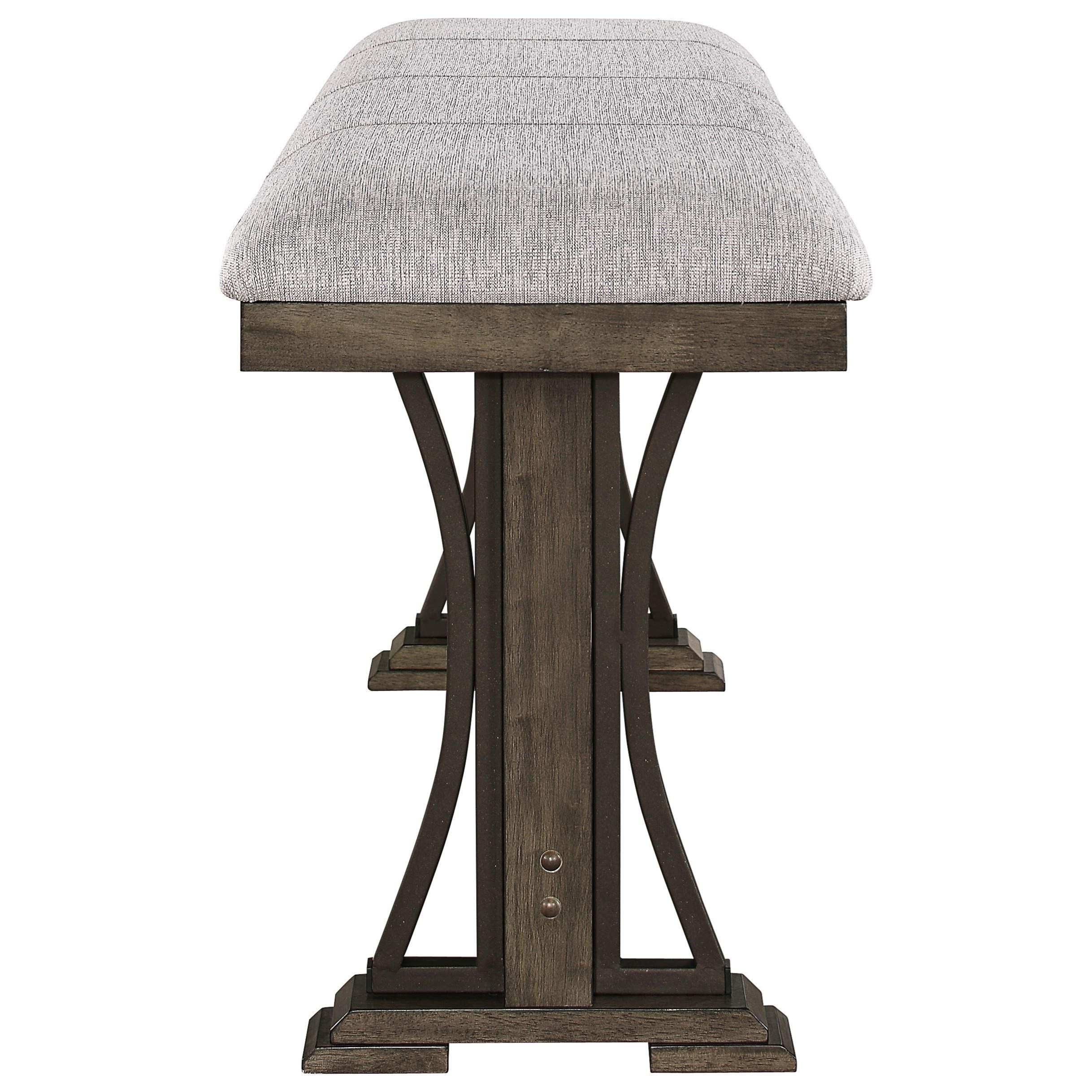 Crown Mark Quincy 2831 BENCH Counter Height Bench with Upholstered