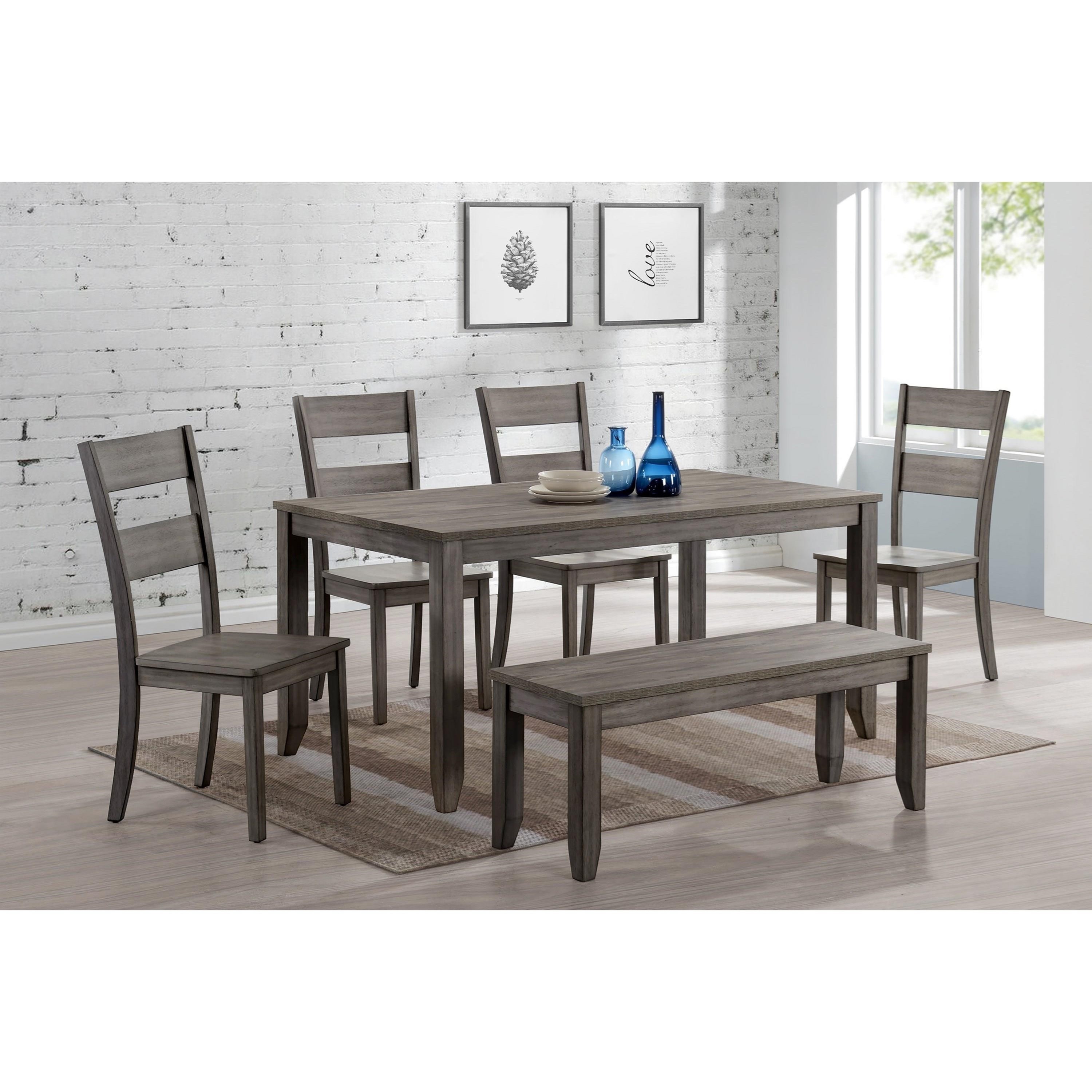 Crown Mark Sean 1131T 3664 Stain Resistant Melamine Dining Table