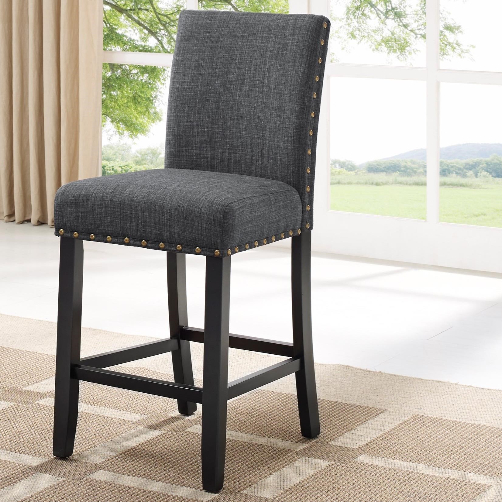 Nailhead counter on sale height chairs