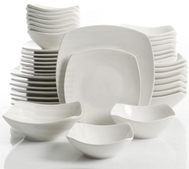 Modern white dinnerware sets store
