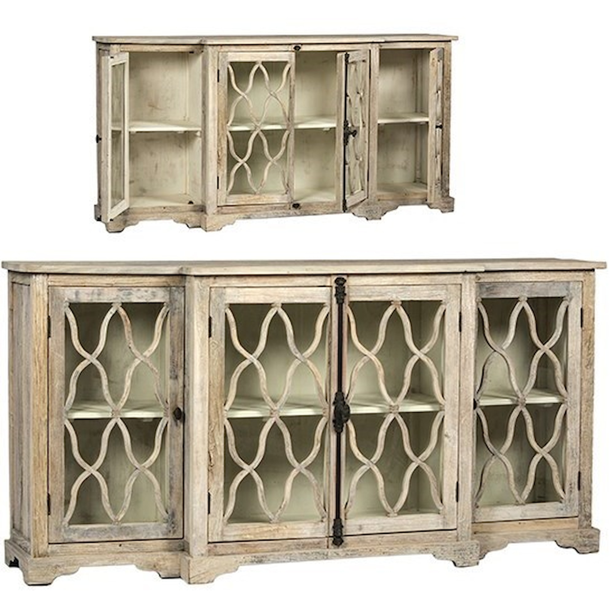 Dovetail Furniture Sideboards/Buffets DOV9852 Digby Rustic Sideboard