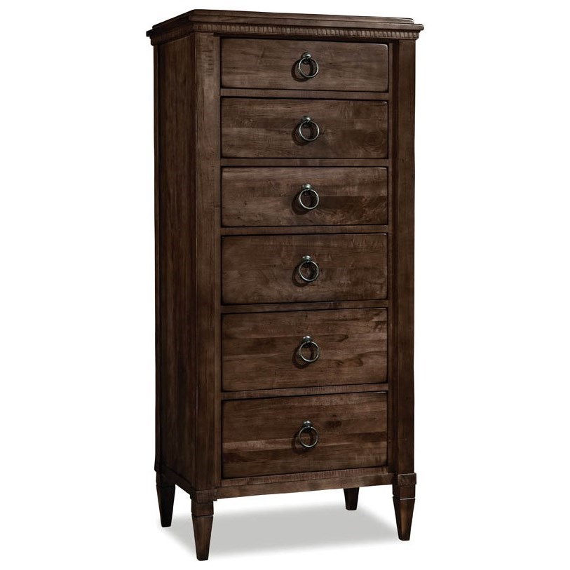 Durham Springville 145 167 TRFL Traditional 6 Drawer Lingerie